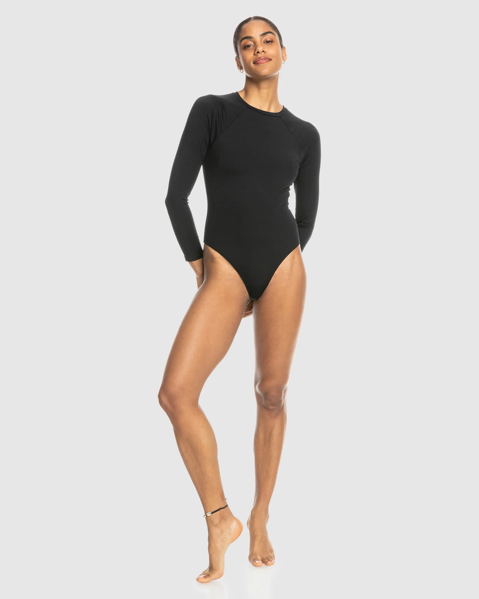 Womens Roxy Pro The Overhead Long Sleeve One Piece Swimsuit - Image 5