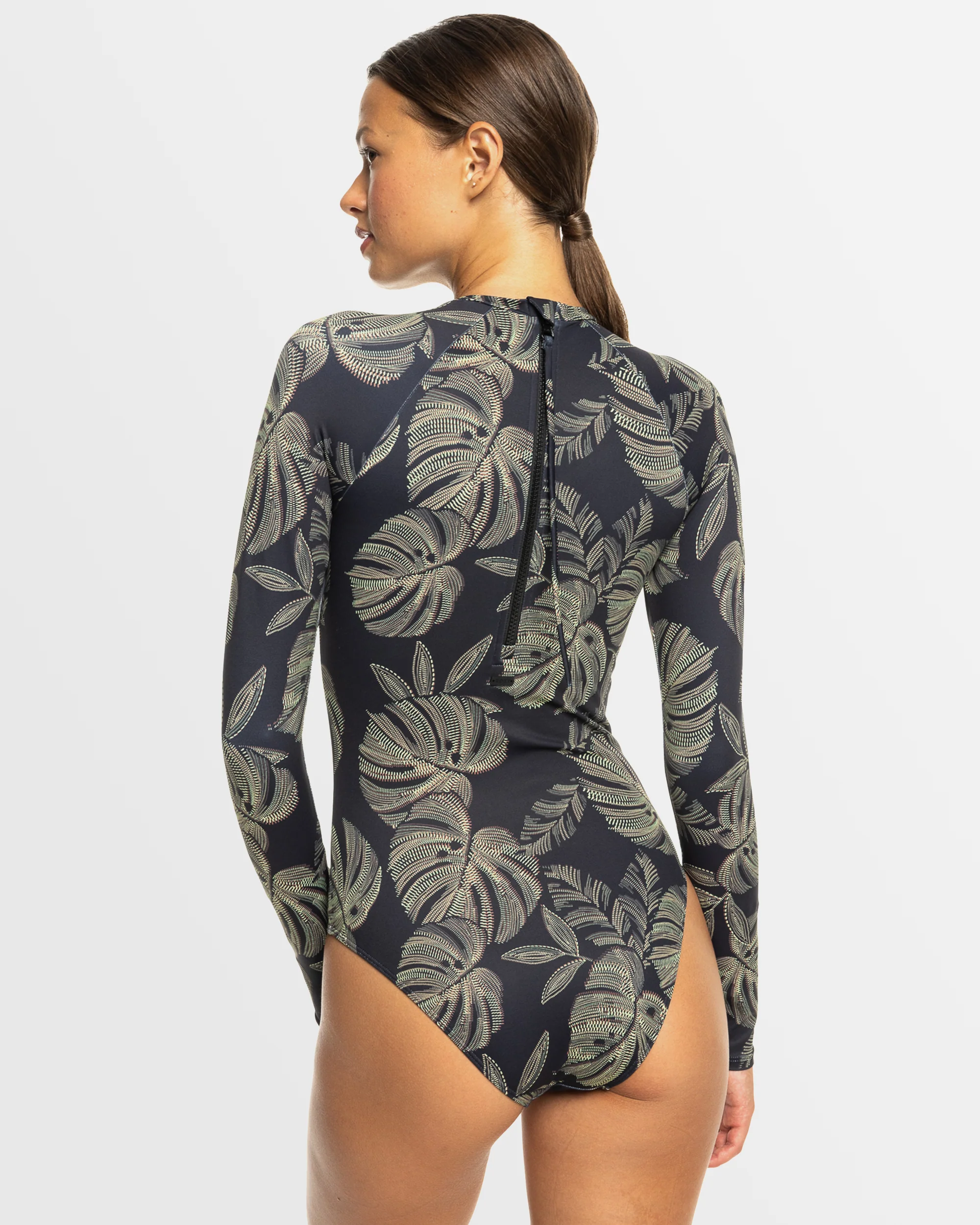 Womens Roxy Pro The Overhead  Long Sleeve One Piece Swimsuit - Image 3