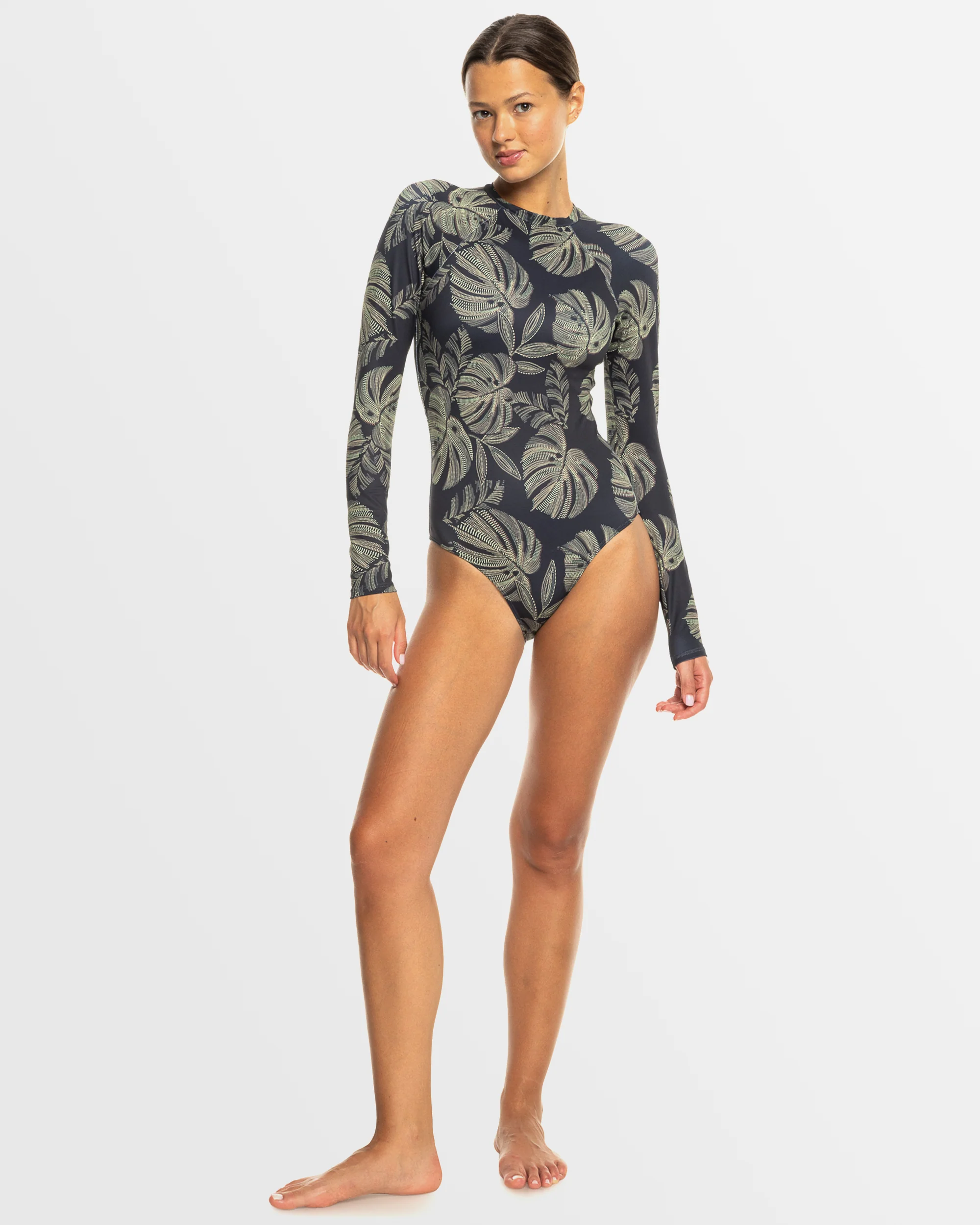 Womens Roxy Pro The Overhead  Long Sleeve One Piece Swimsuit - Image 4
