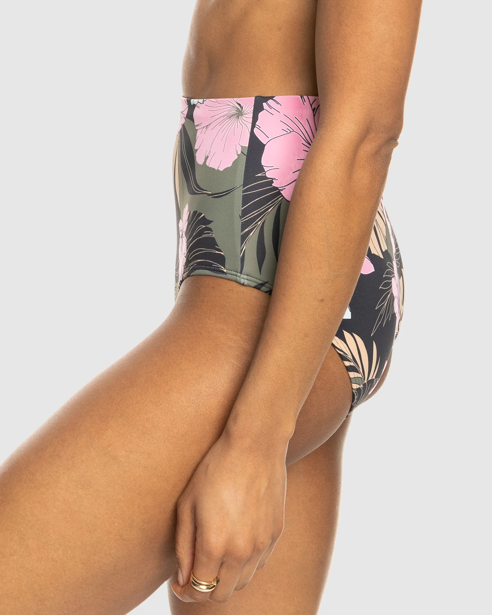Womens Roxy Pro The Up Surge High Waist Bikini Bottom - Image 2