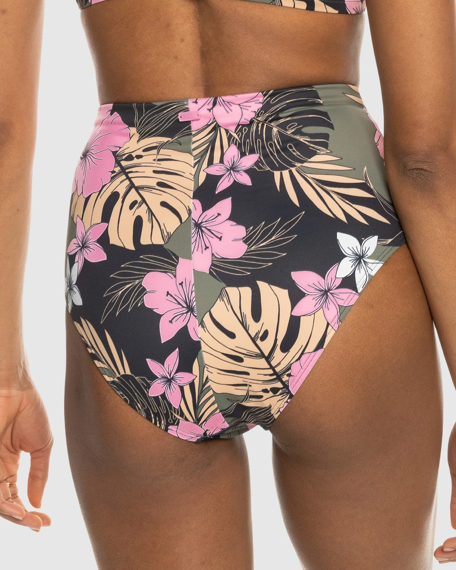 Womens Roxy Pro The Up Surge High Waist Bikini Bottom - Image 3