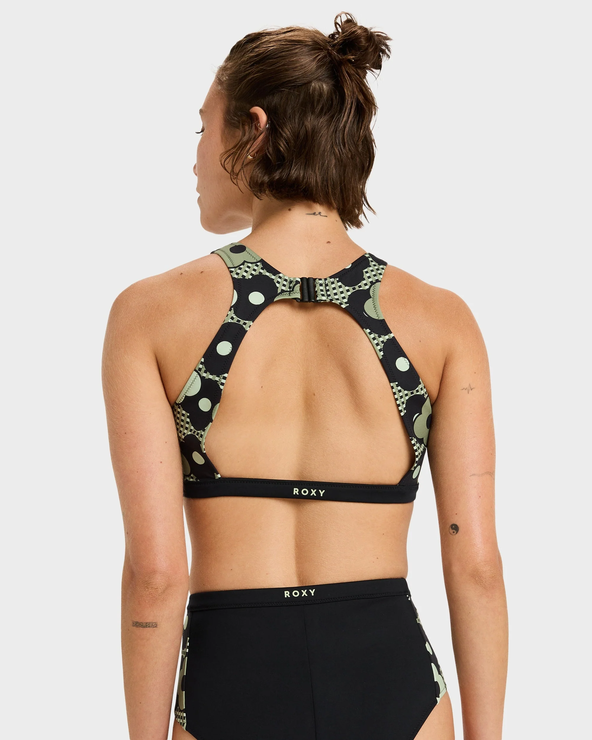 Womens Pro Wave Crop Top Bikini Top - Image 2