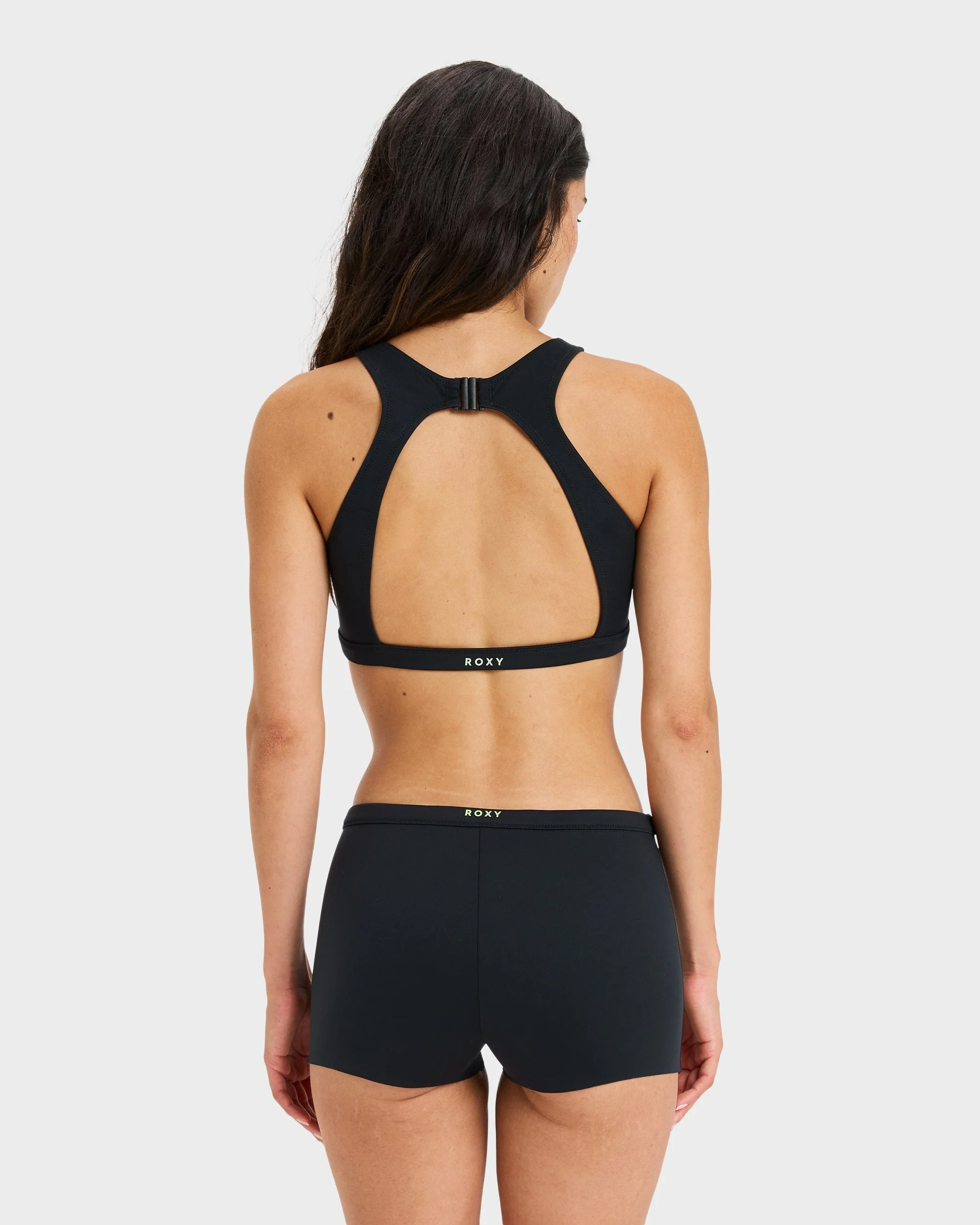 Womens Pro Wave Crop Top Bikini Top - Image 2
