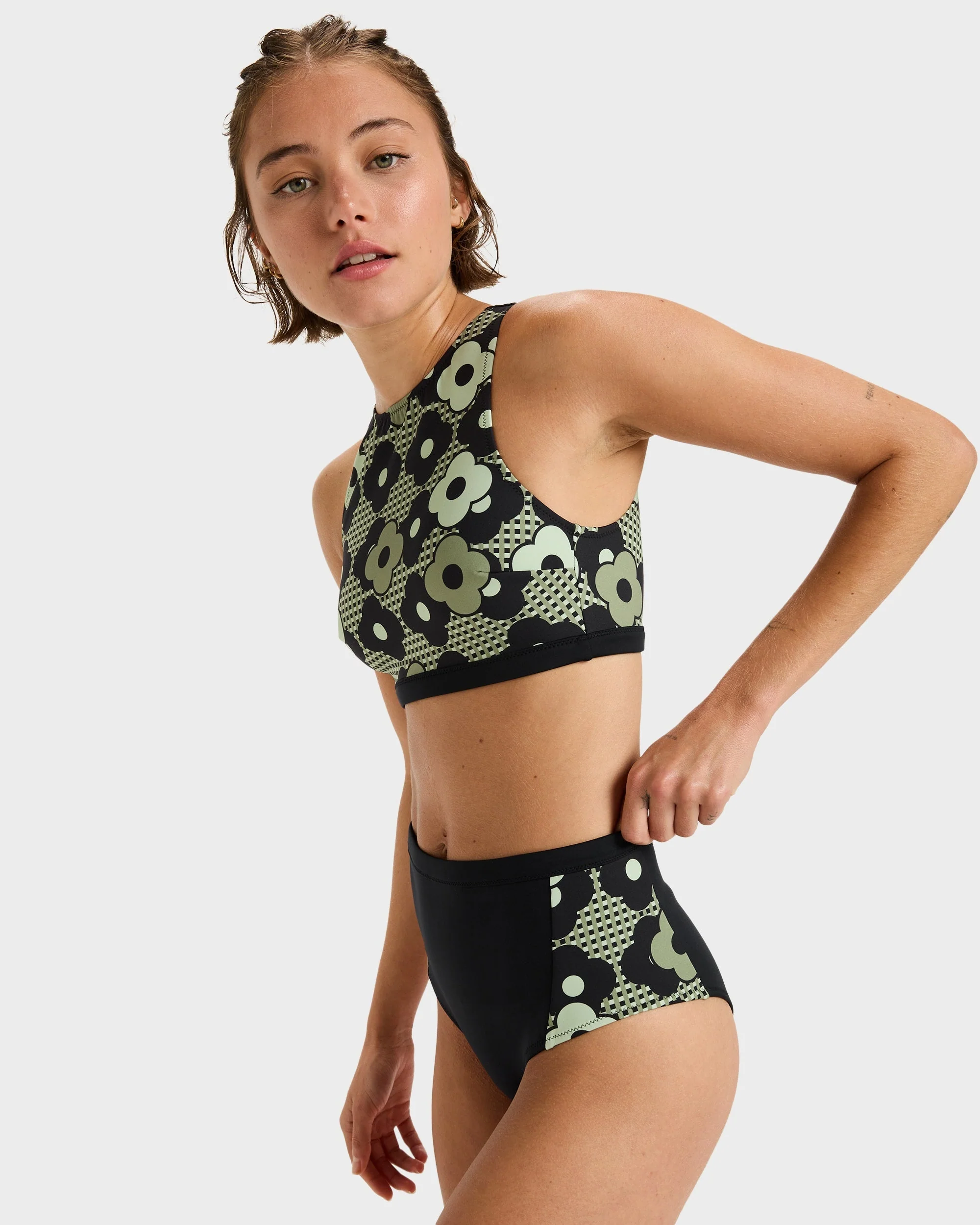 Womens Roxy Pro Wave Bikini Bottom - Image 3
