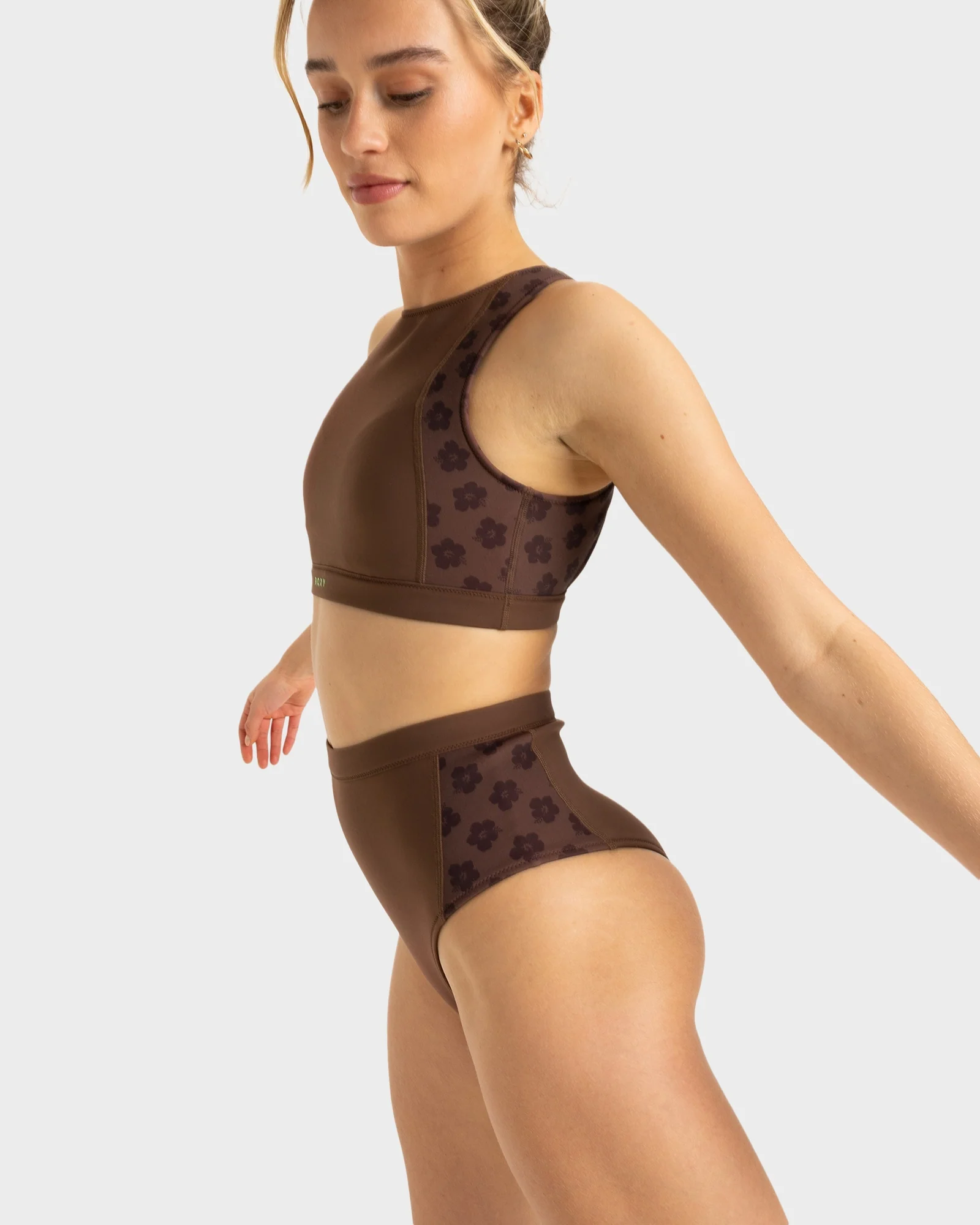Womens Roxy Pro Wave Highwaist Bikini Bottom - Image 3