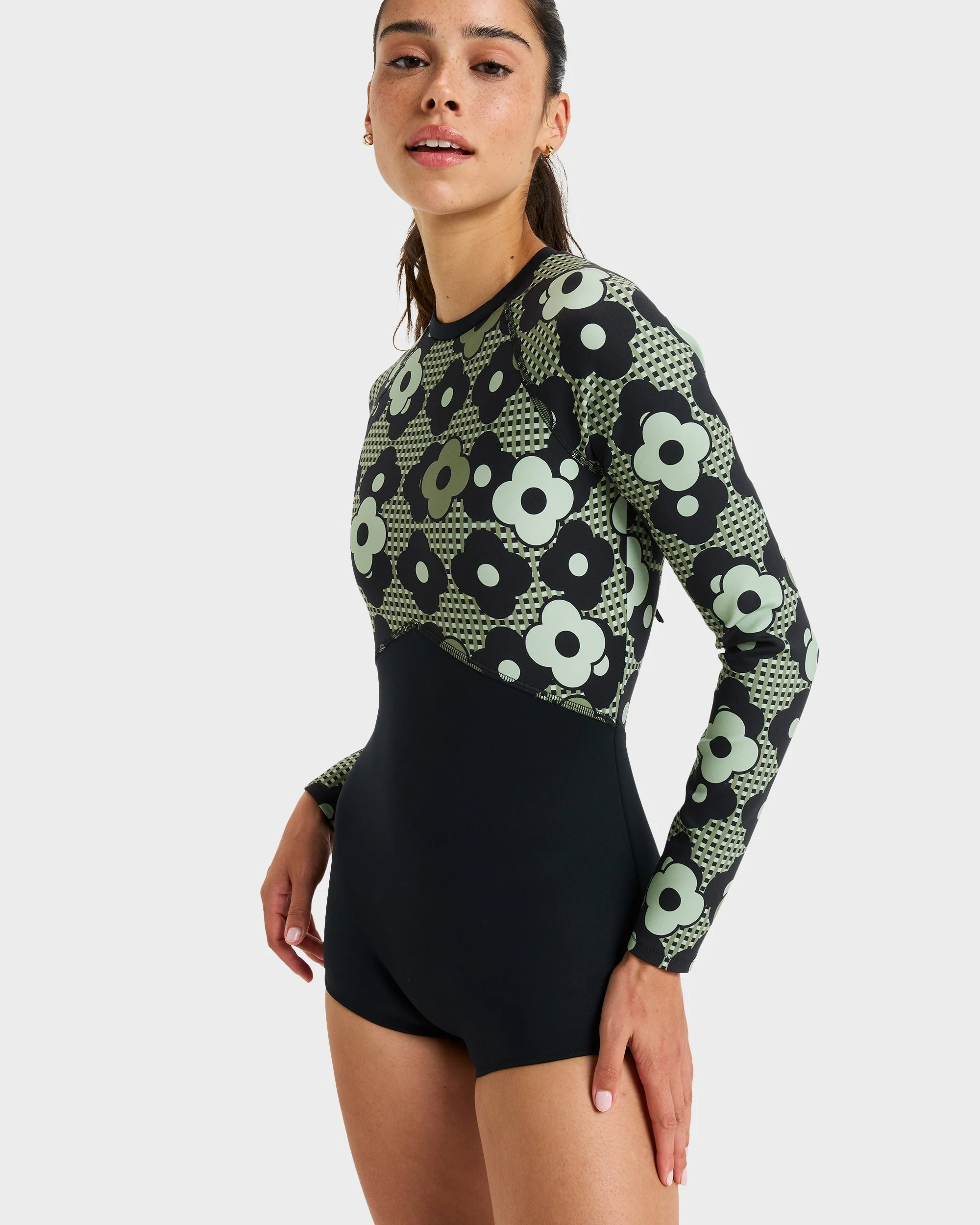 Womens Pro Wave Long Sleeve Rash Vest - Image 3