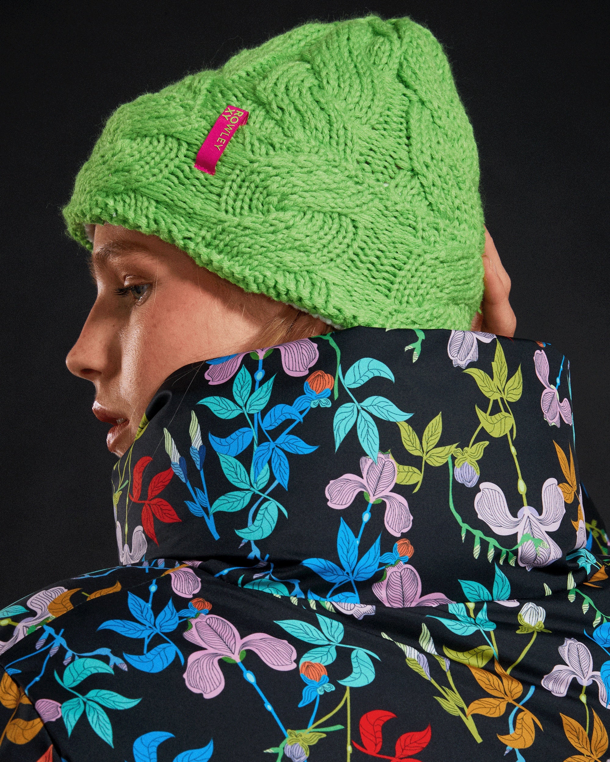 Womens Roxy X Rowley Beanie - Image 5