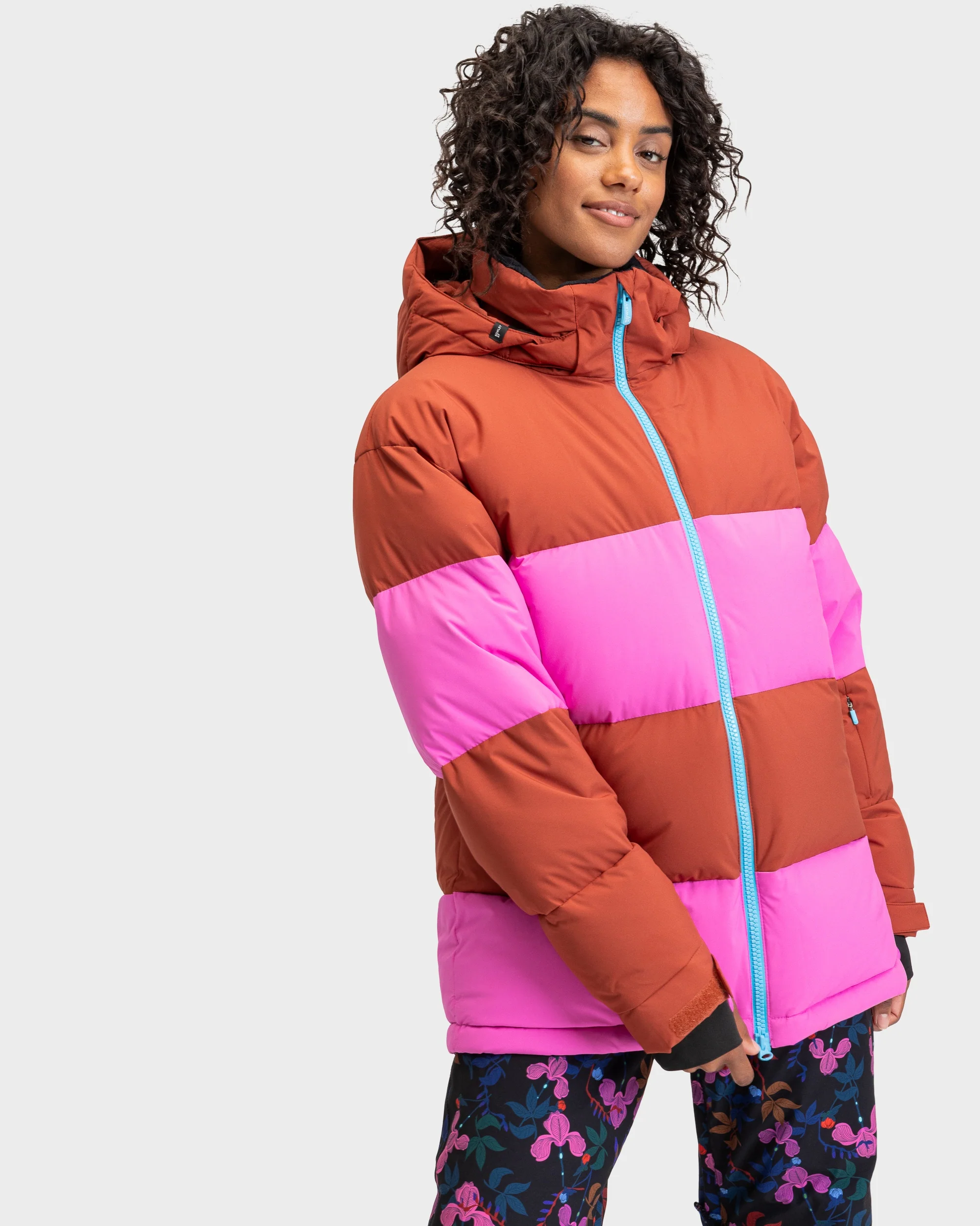 Womens Roxy X Rowley Block Puffer Snow Jacket - Image 2