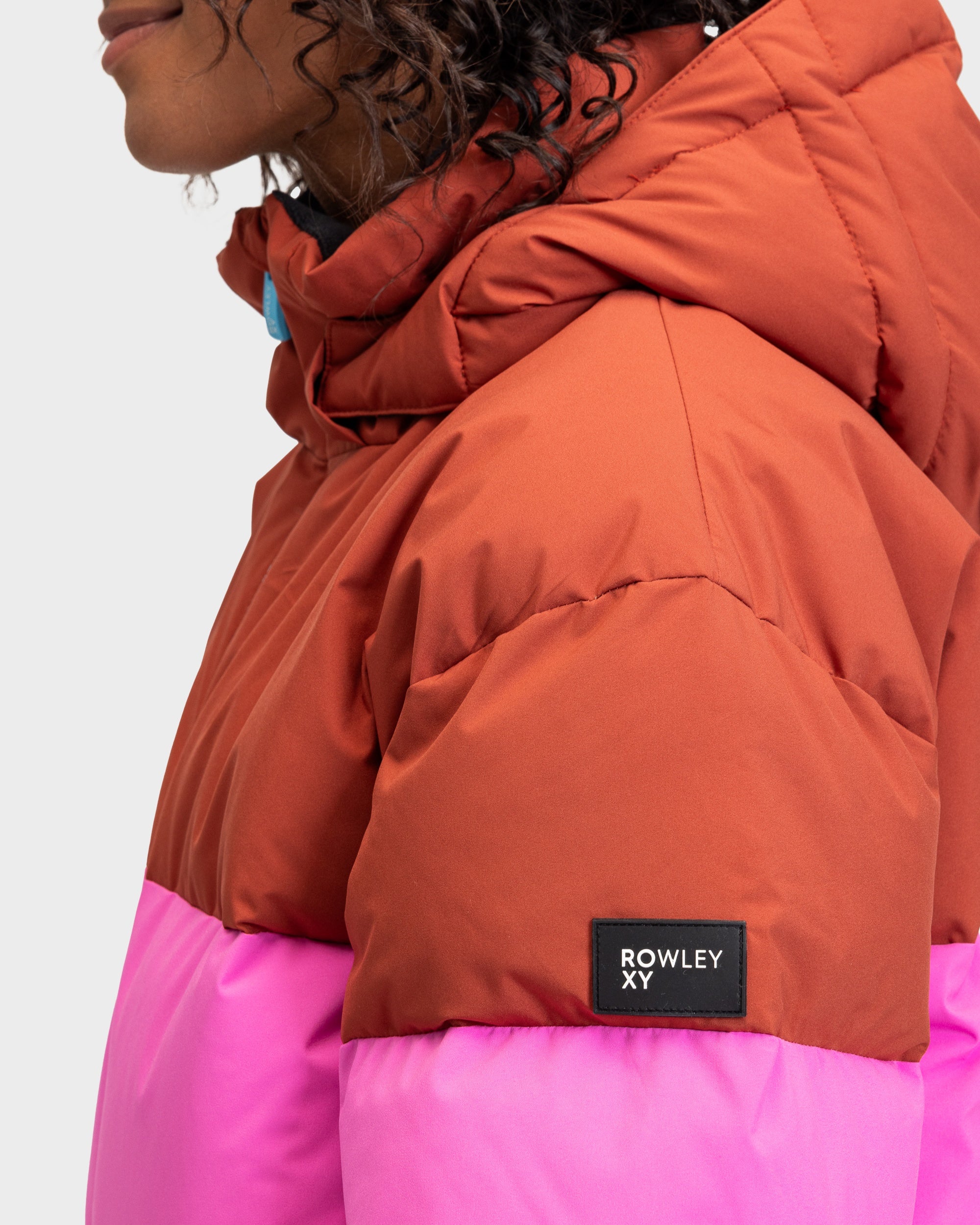 Womens Roxy X Rowley Block Puffer Snow Jacket - Image 6