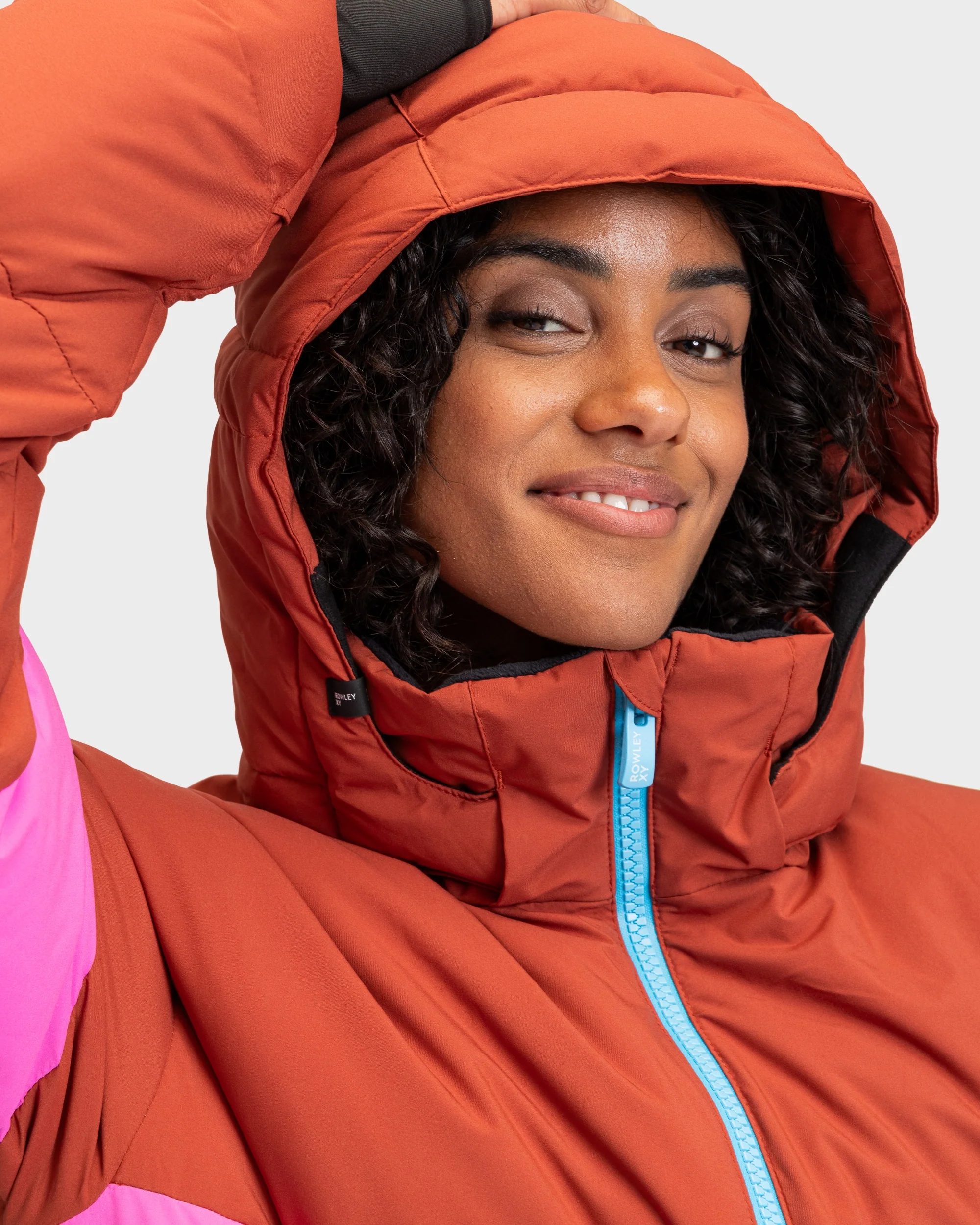 Womens Roxy X Rowley Block Puffer Snow Jacket - Image 7