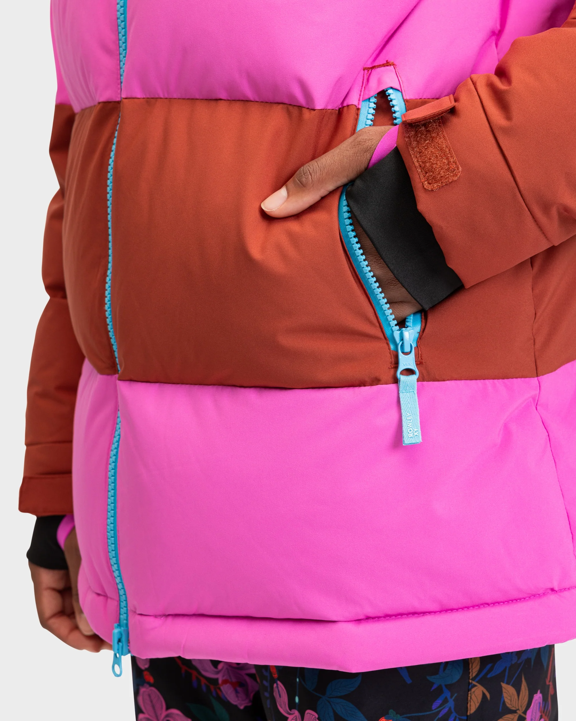 Womens Roxy X Rowley Block Puffer Snow Jacket - Image 8