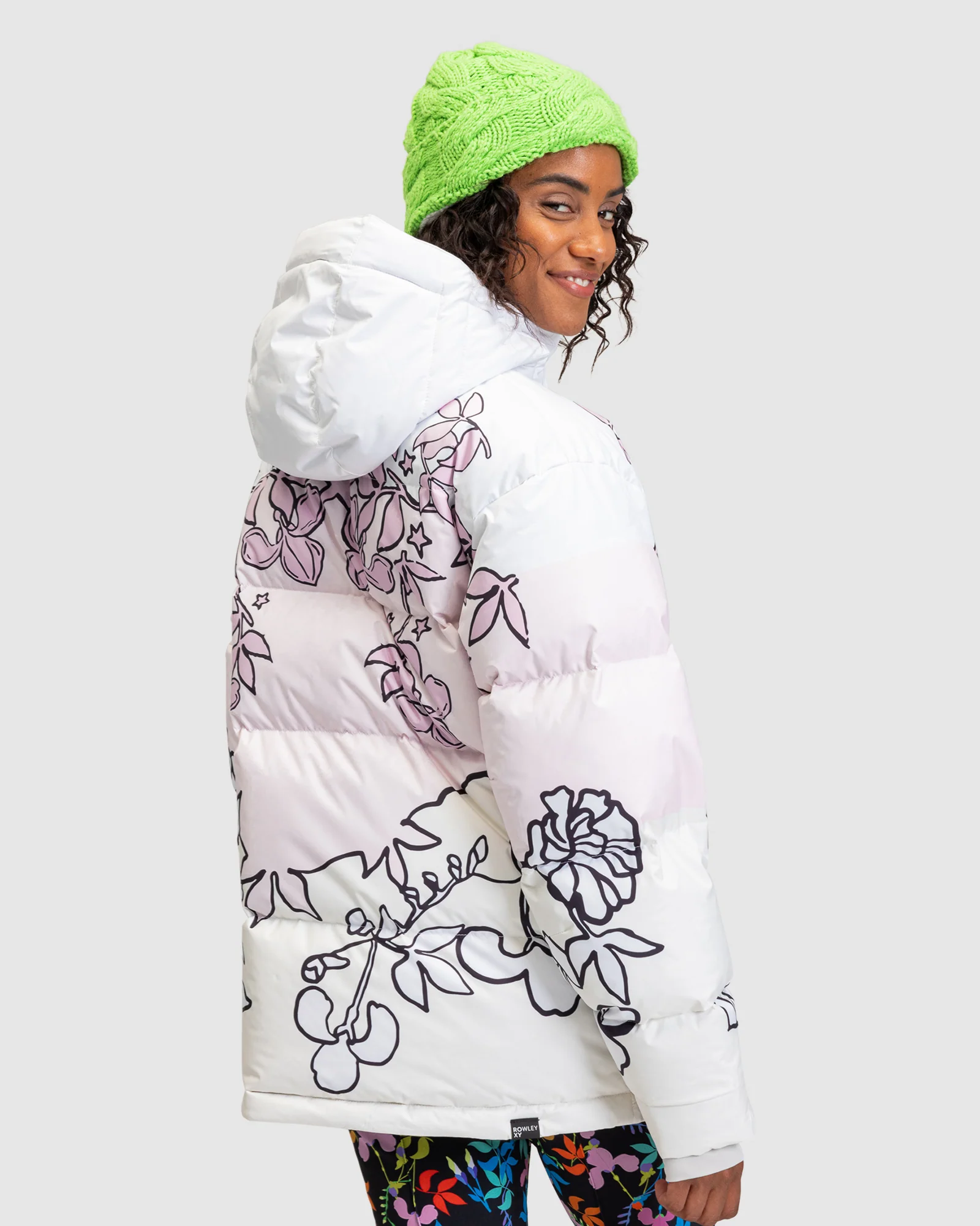 Womens Roxy X Rowley Puffer Snow Jacket - Image 3