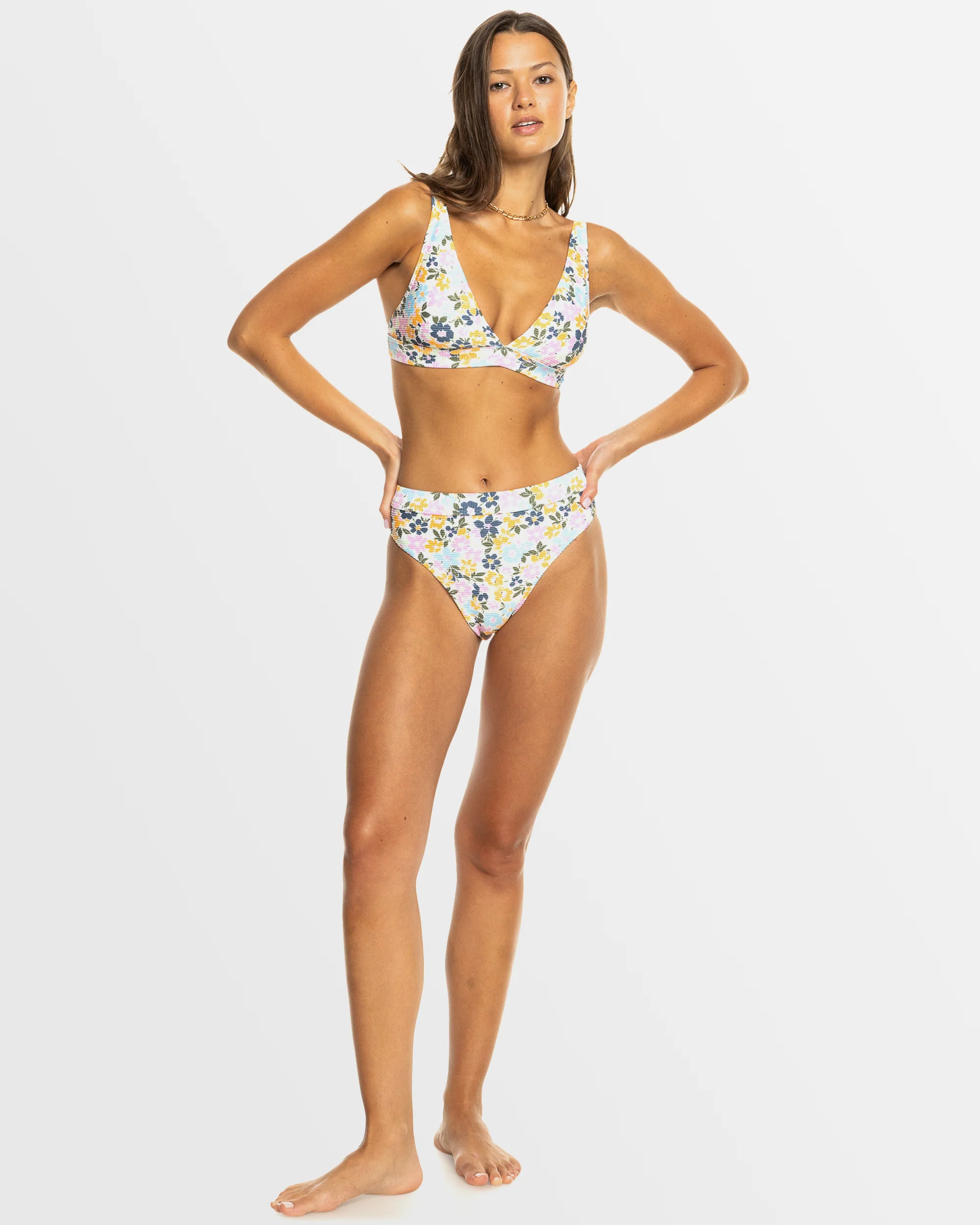 Womens Salma Mid Waist Bikini Bottom - Image 4
