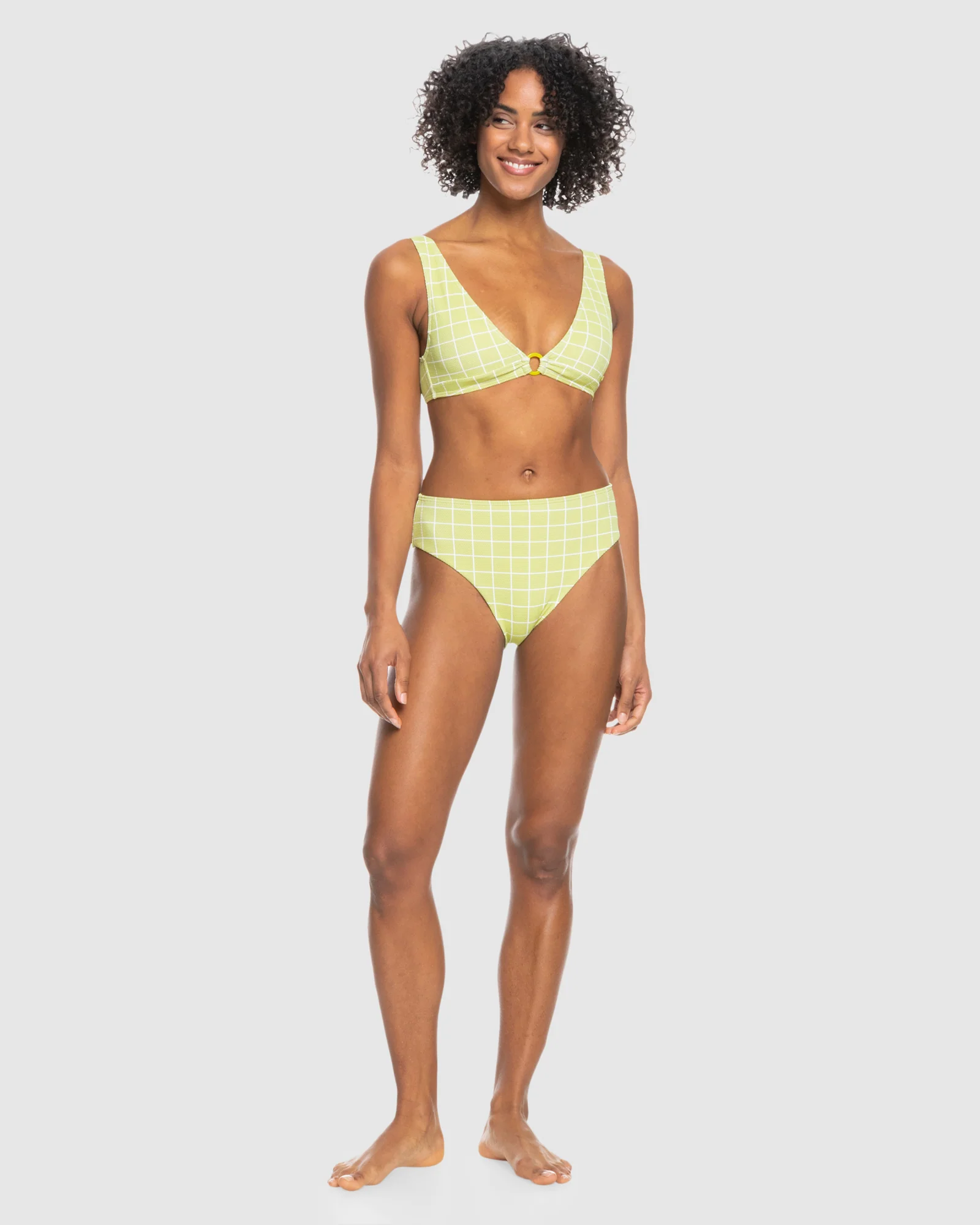 Womens Salty Shine Bikini Midw Hl Bikini Bottom - Image 4