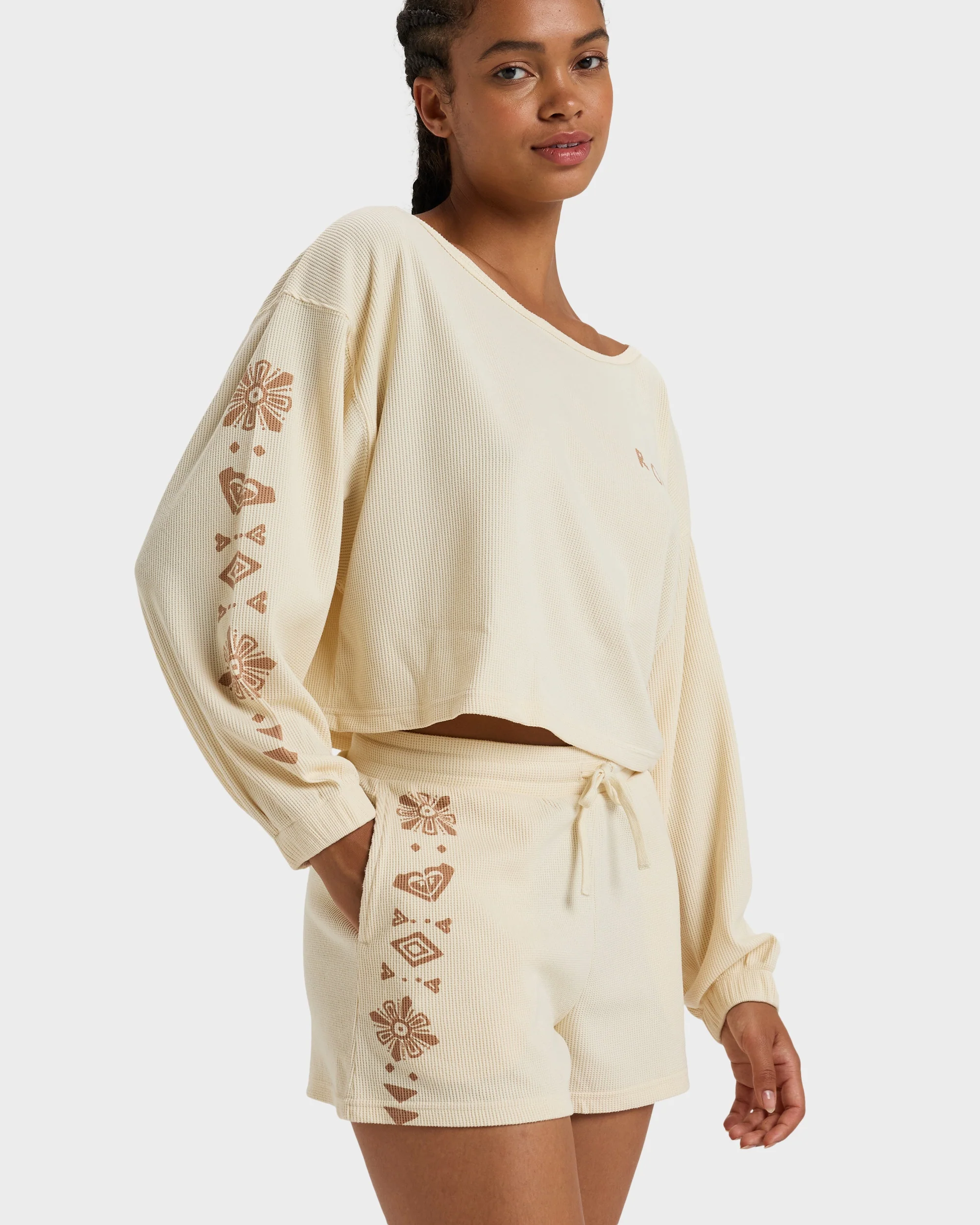 Womens Sandy Road  Elastic Waist Shorts - Image 2