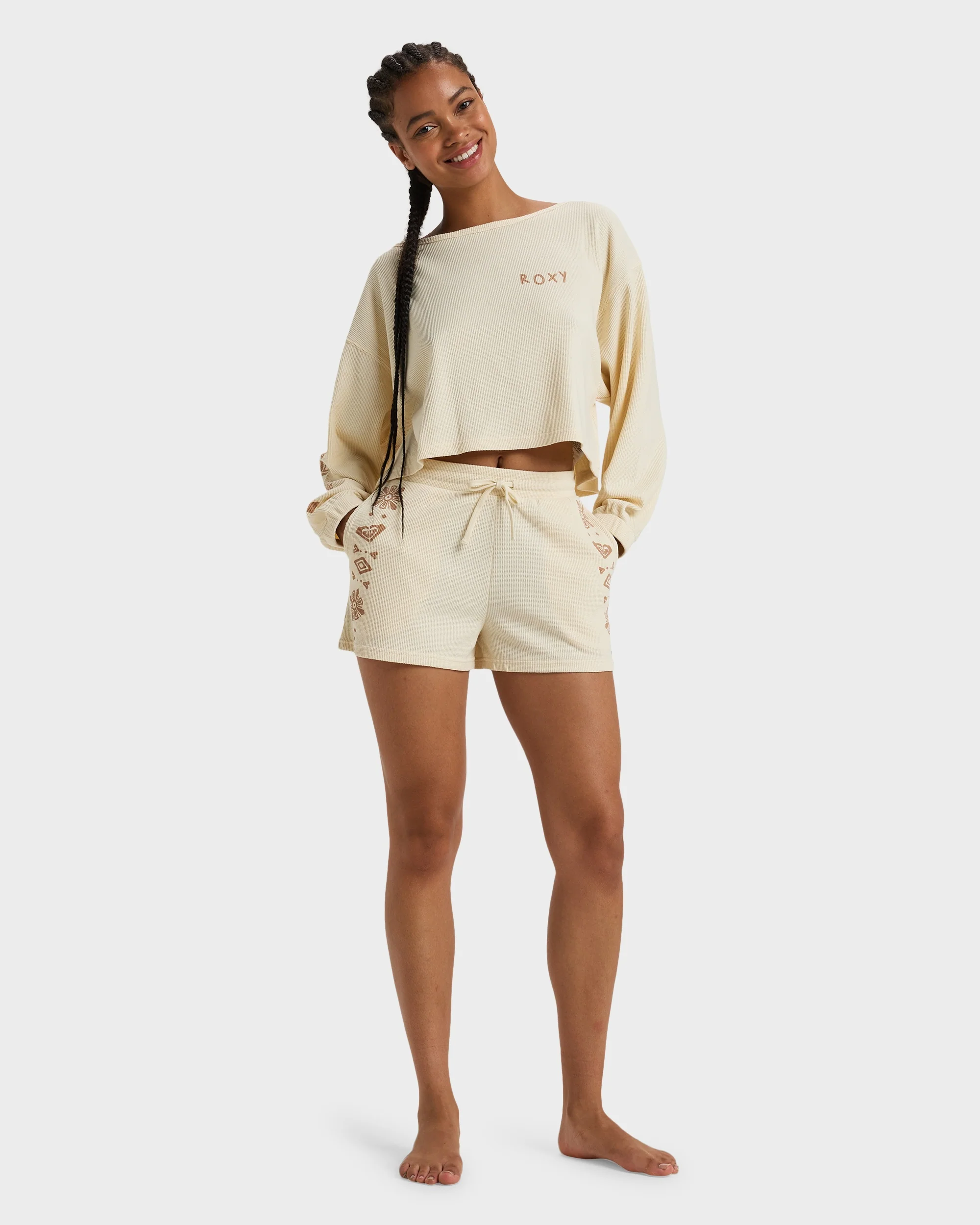 Womens Sandy Road  Elastic Waist Shorts - Image 3