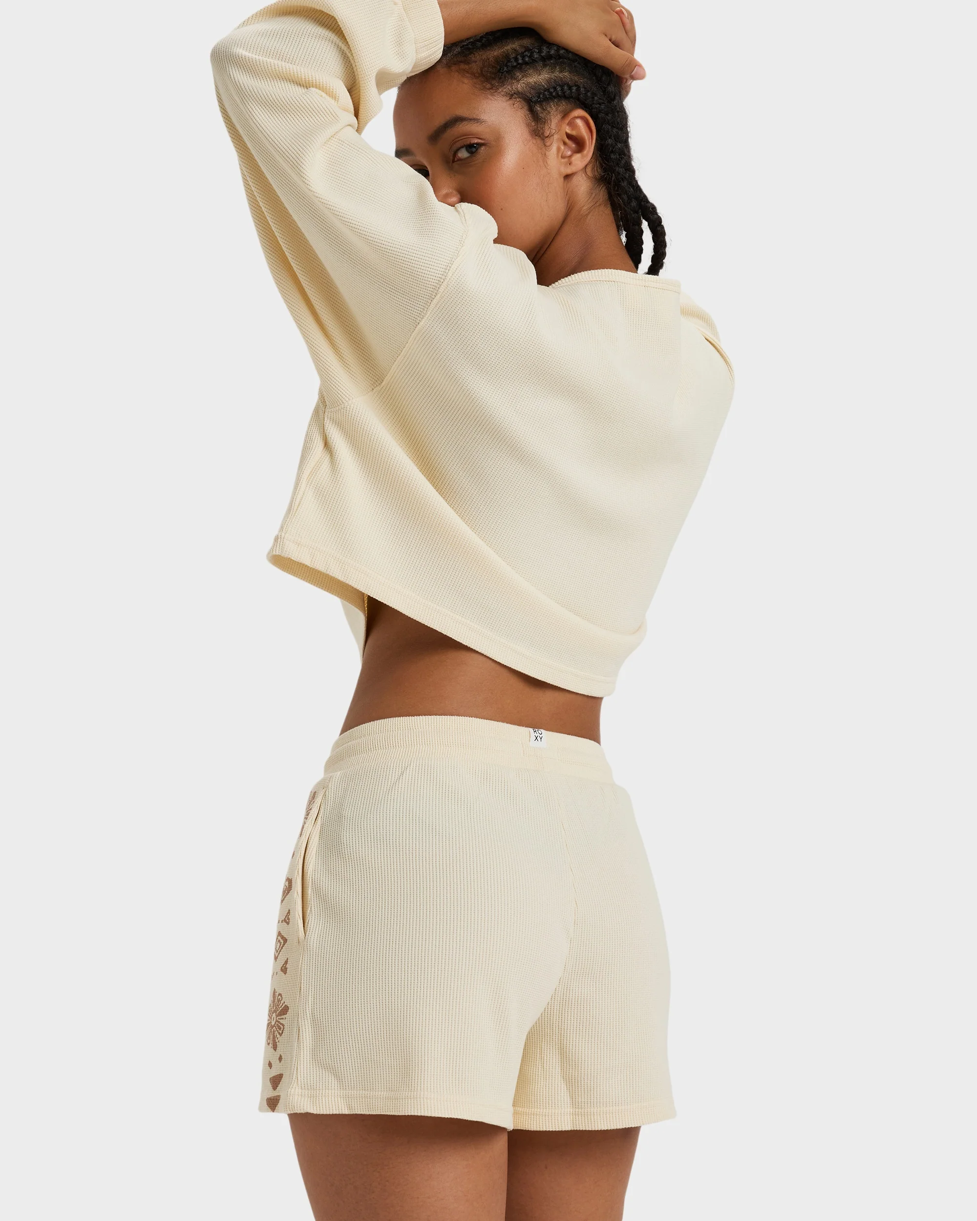 Womens Sandy Road  Elastic Waist Shorts - Image 4