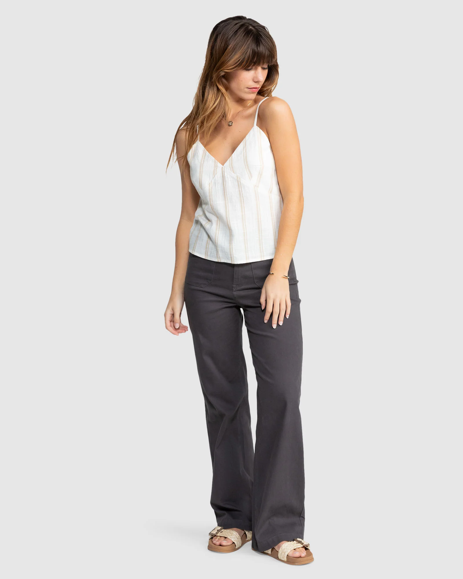 Womens Santorini Stripe Cami Top - Image 5