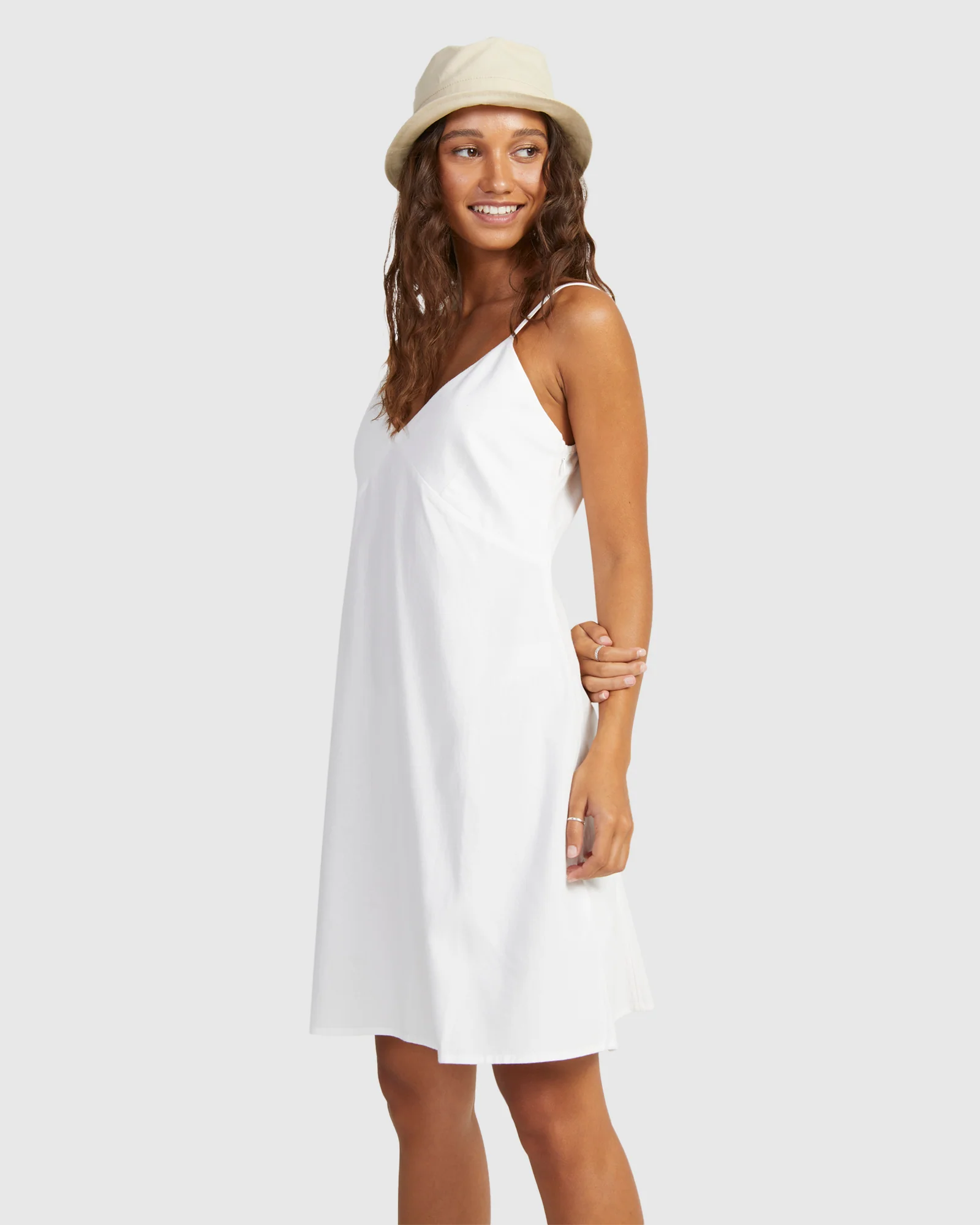 Womens Santorini Slip Dress Dress - Image 2