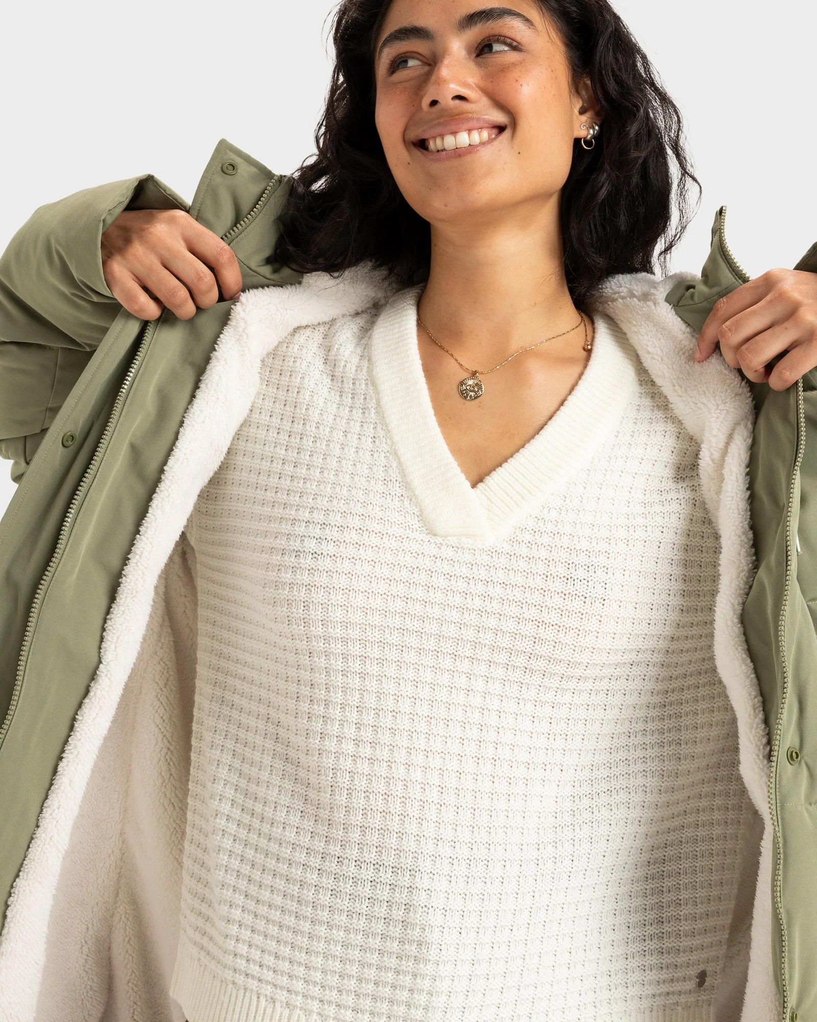 Womens Seaside Memorie Parka - Image 5