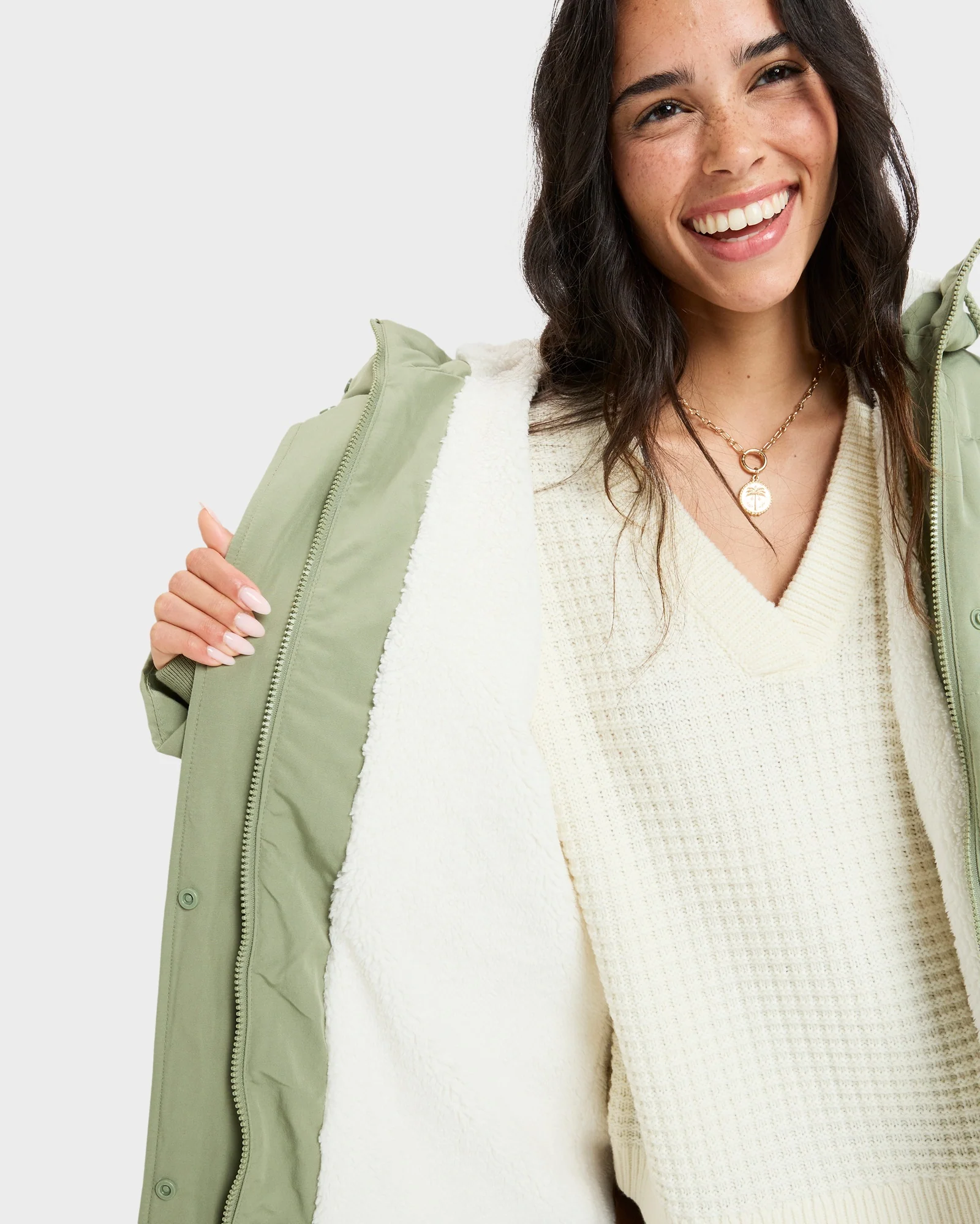 Womens Seaside Memorie Parka - Image 7