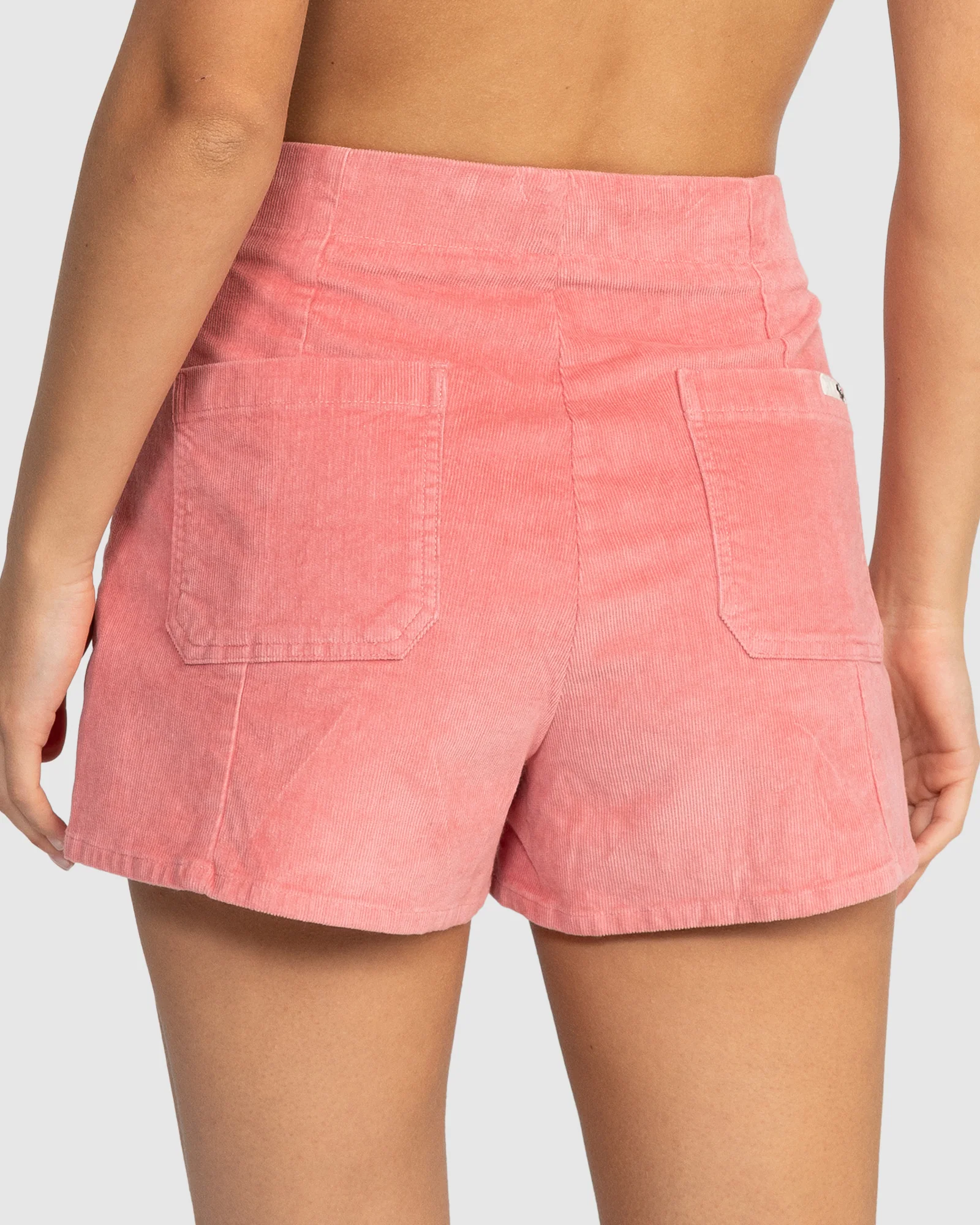 Womens Sessions High Waist Corduroy Shorts - Image 3