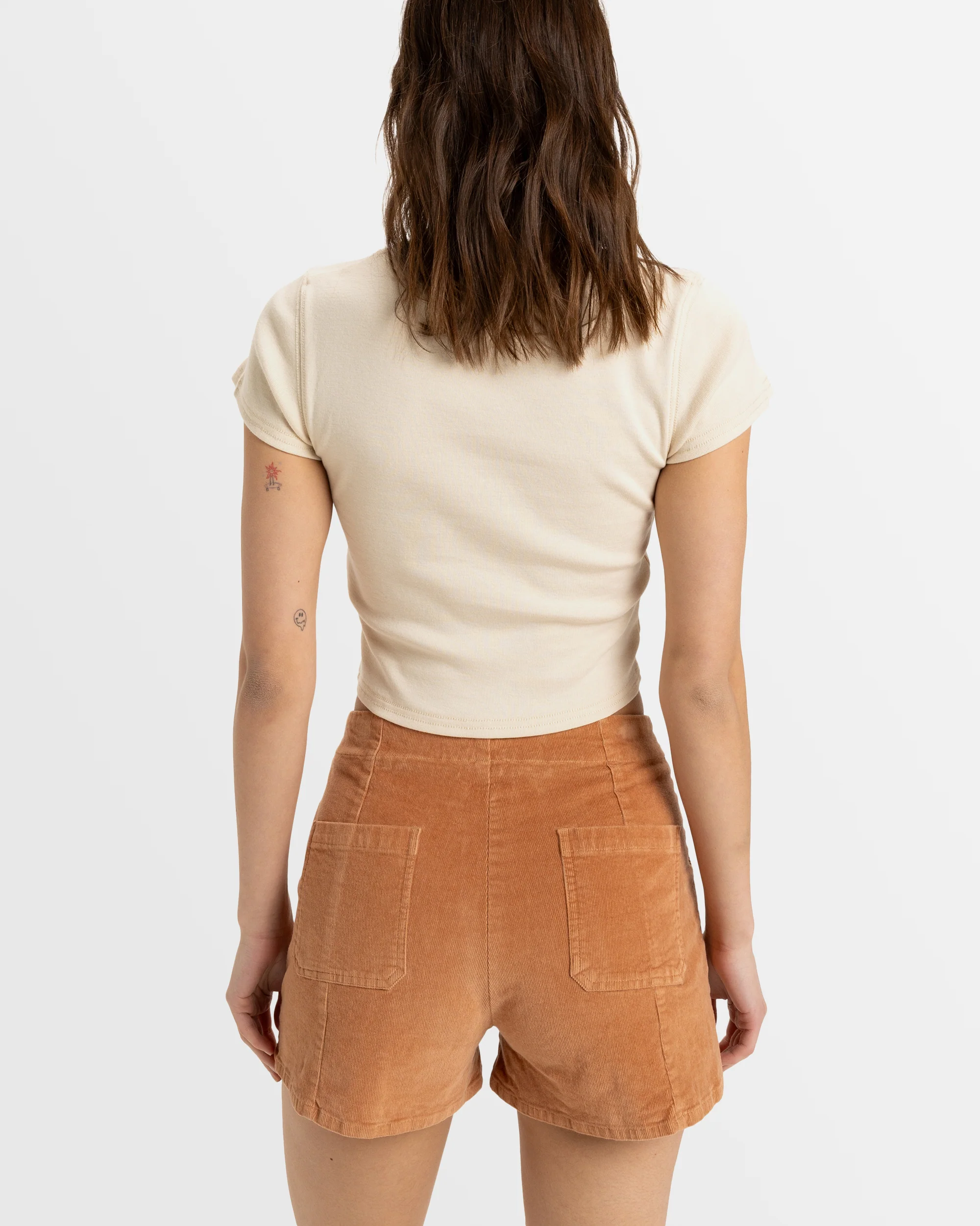 Womens Sessions Corduroy Shorts - Image 3