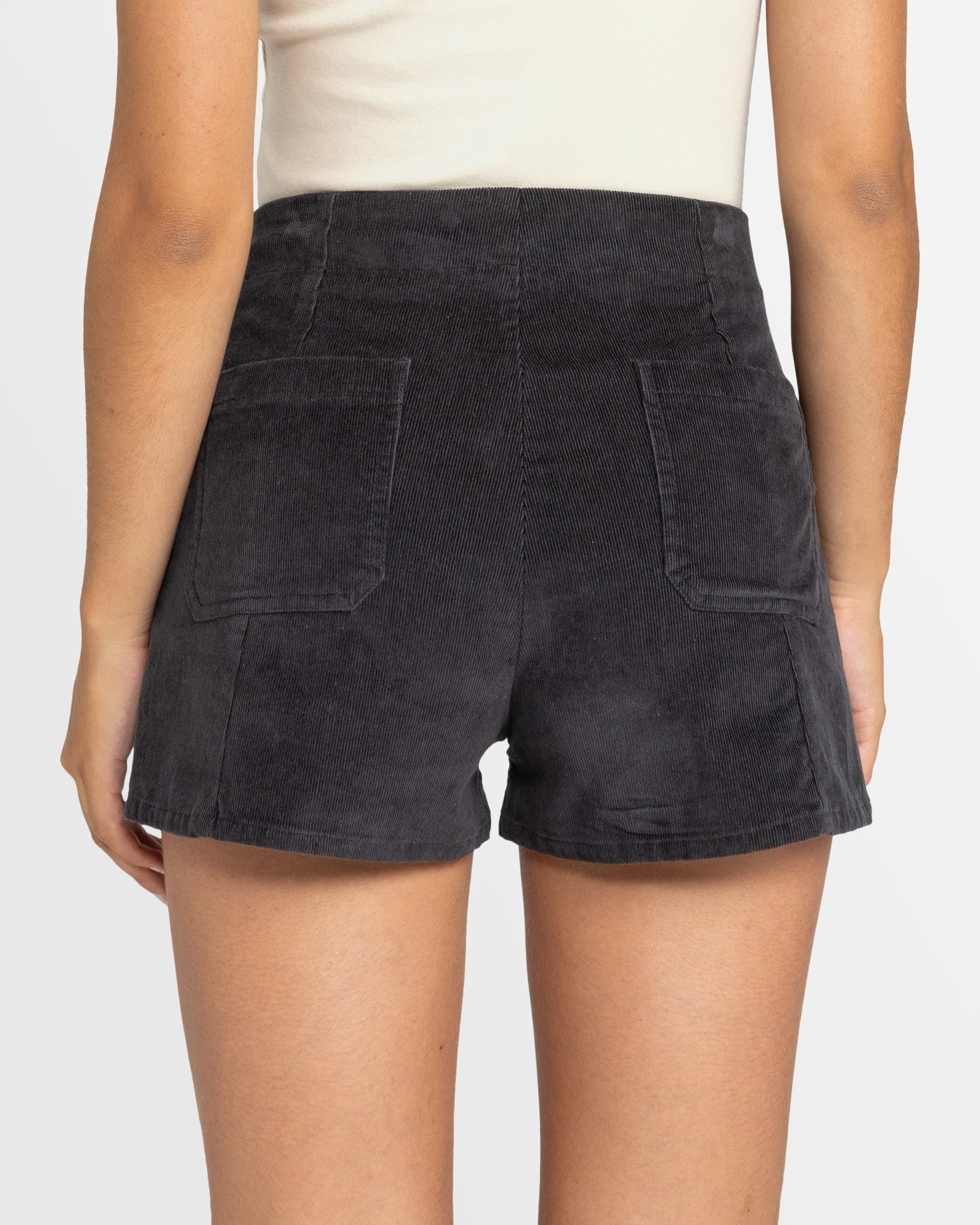Womens Sessions Corduroy Shorts - Image 3