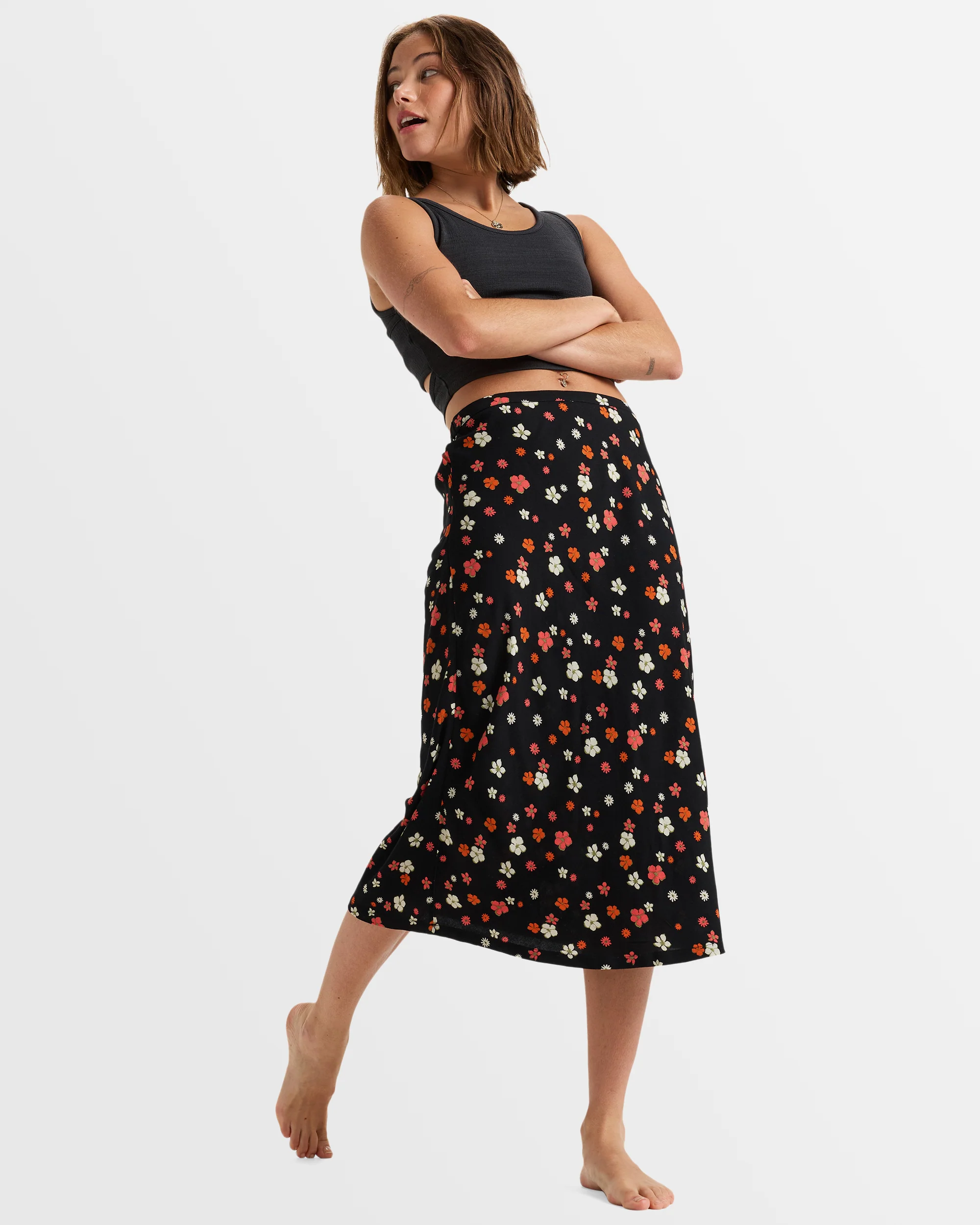 Womens Shelly Beach Midi Skirt - Image 5