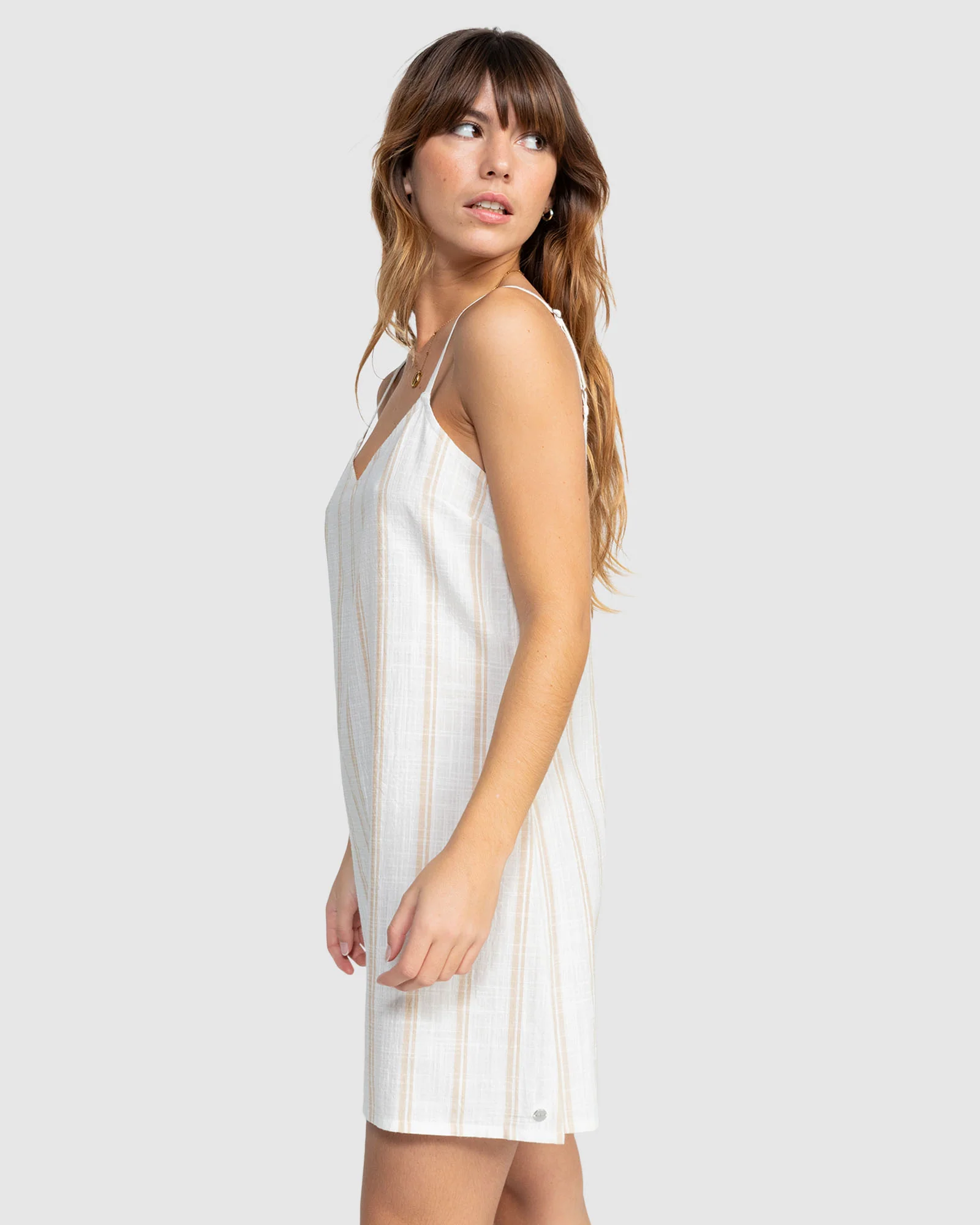 Womens Shine A Light Stripe Dress - Image 2