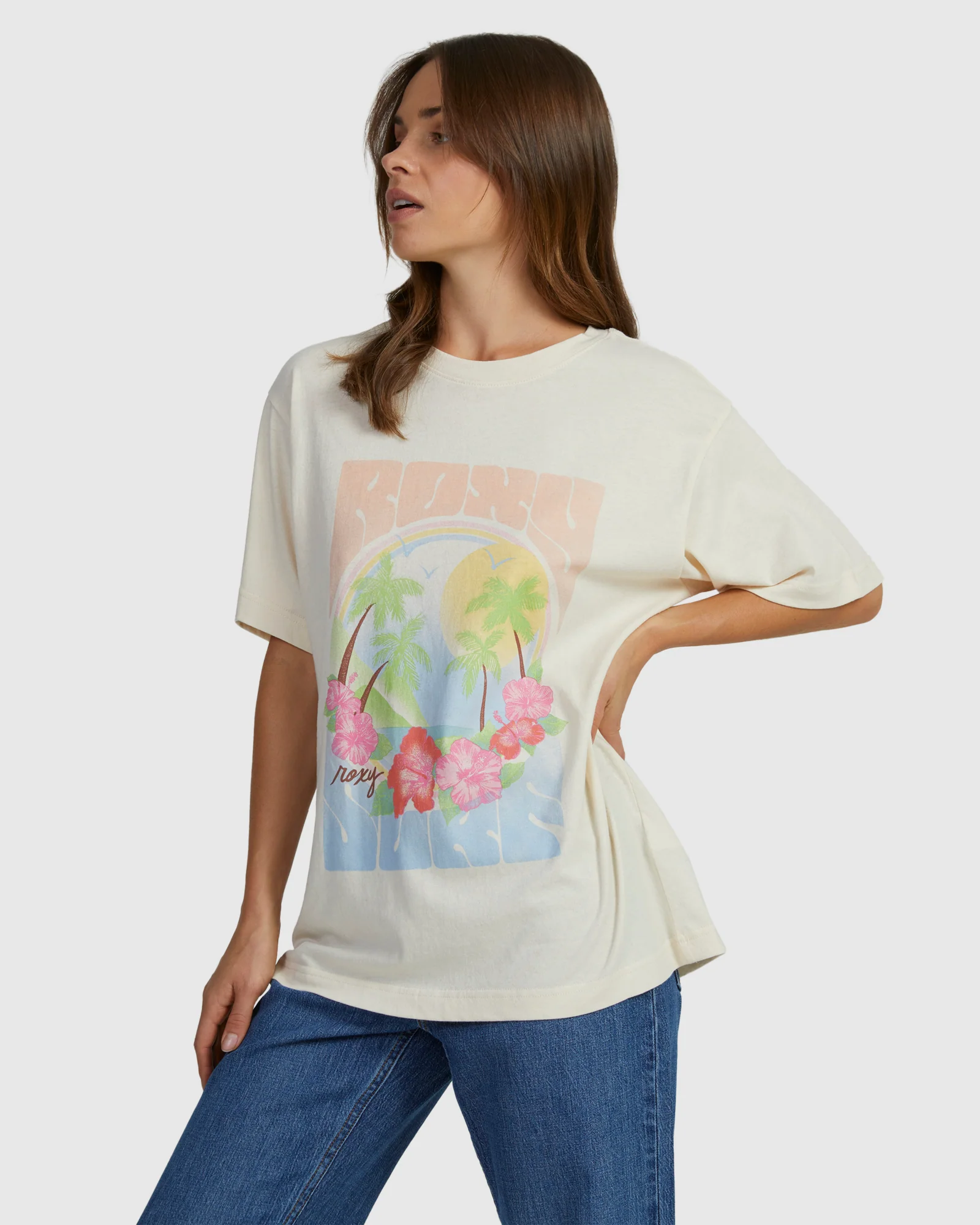 Womens Shooting Star Relaxed Fit T-Shirt - Image 2