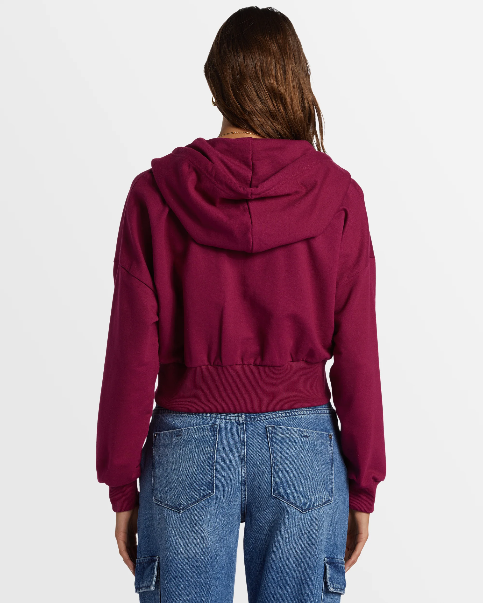 Womens Shorebreak Zip Hoodie Sweatshirt - Image 3