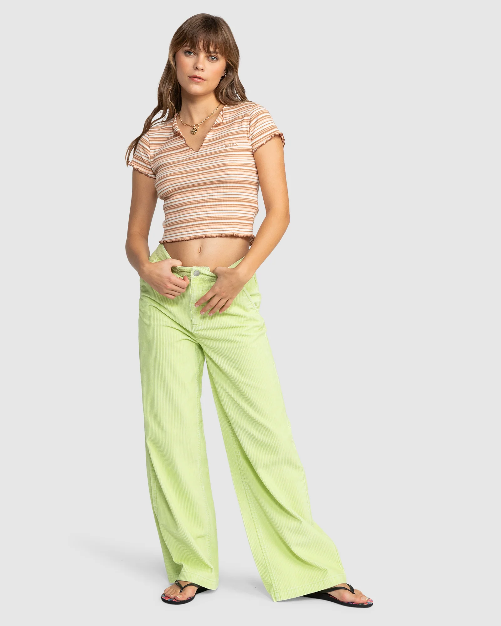 Womens Siempre Baby Short Sleeve Cropped T-Shirt - Image 5