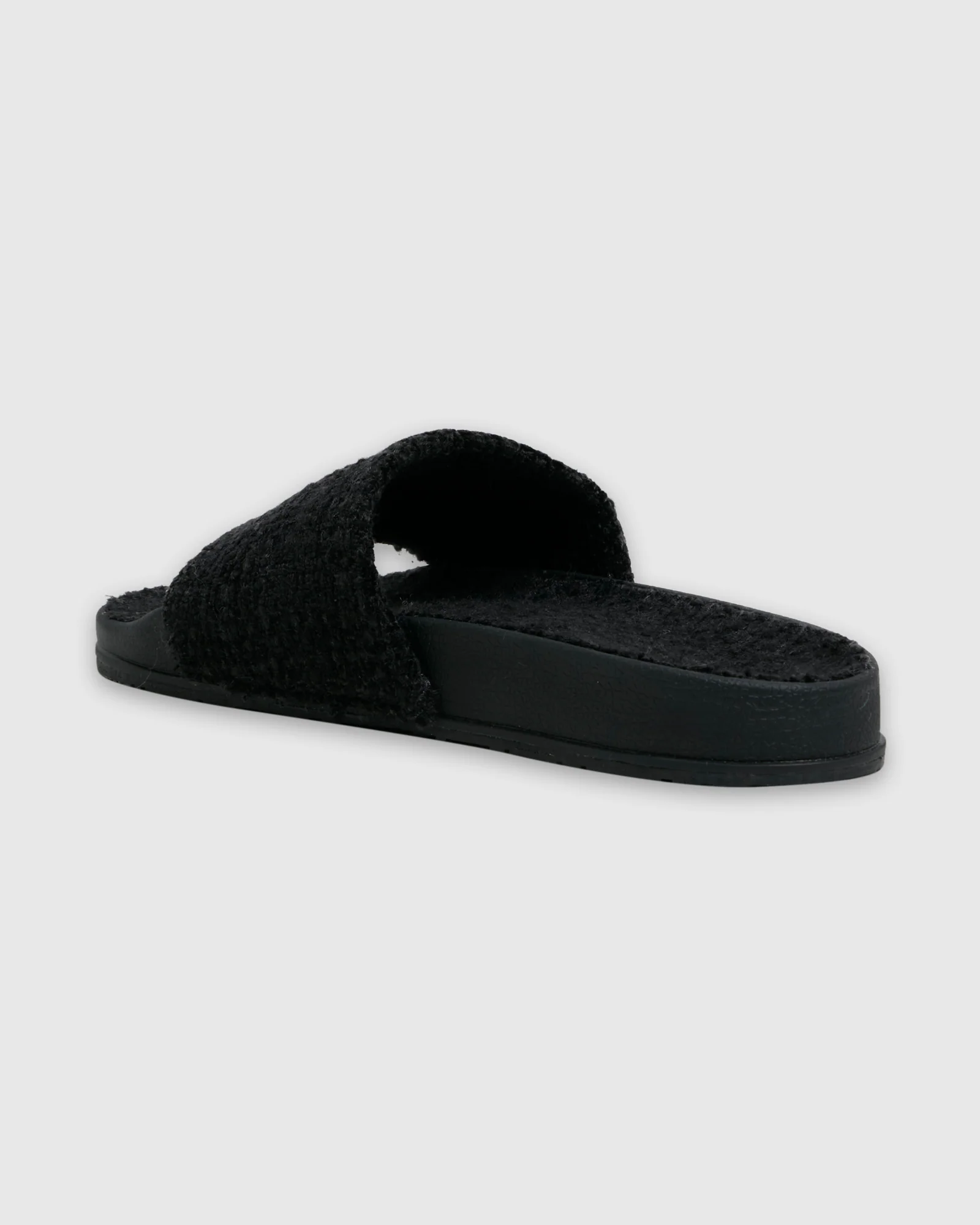 Womens Slippy Boucle Sandals - Image 4