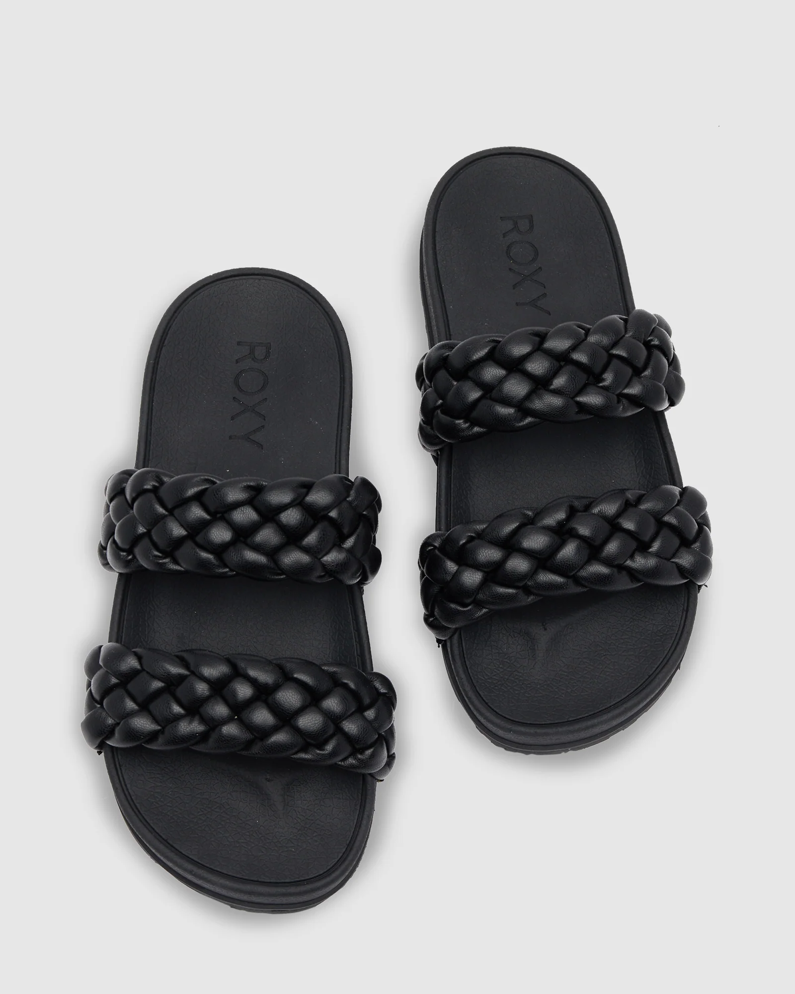 Womens Slippy Braided Sandals - Image 4