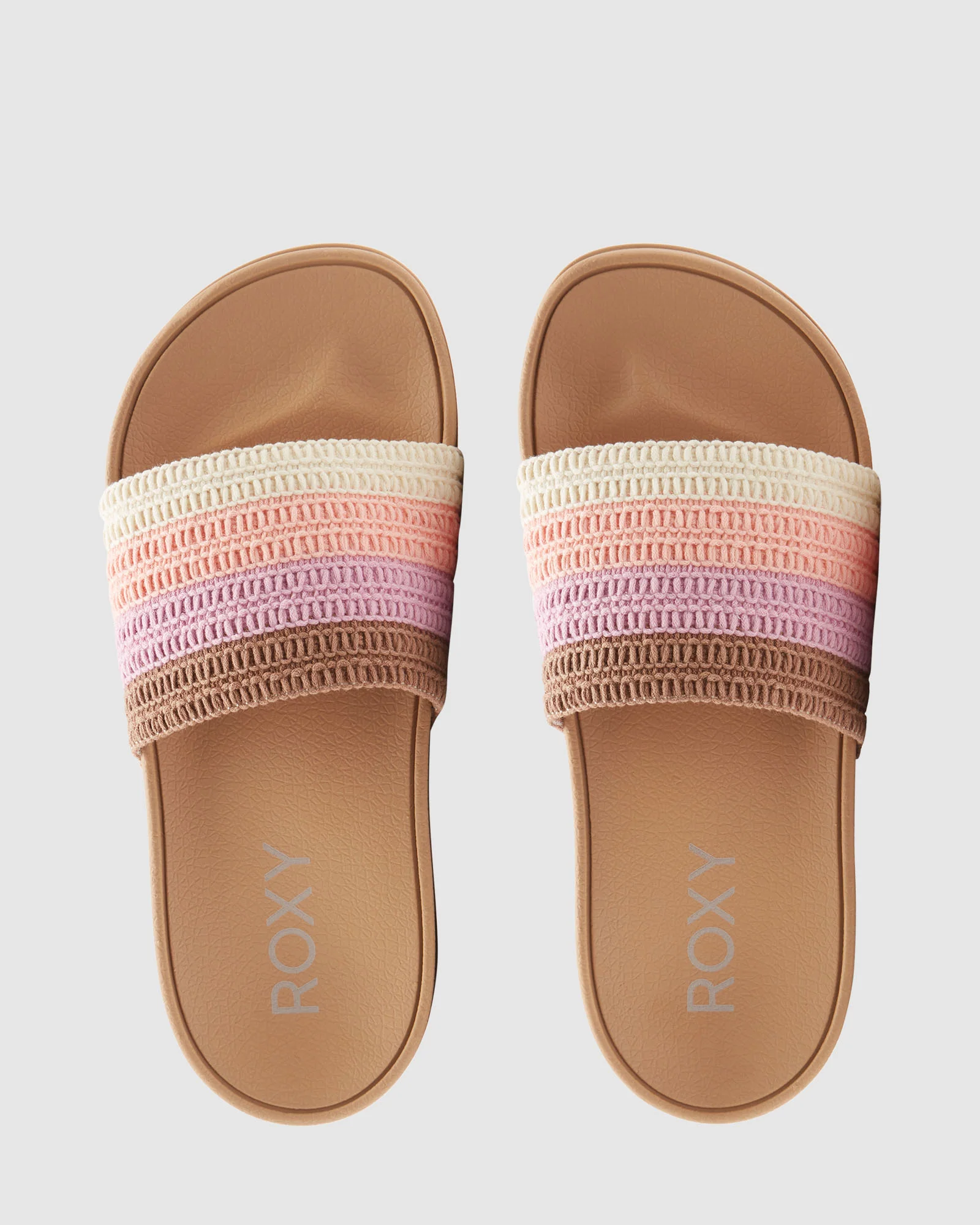 Womens Slippy Crochet Slides - Image 4