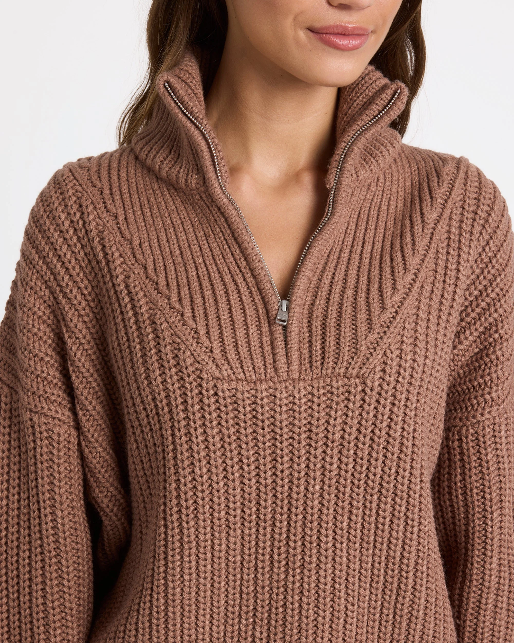 Womens So Cozy Half Zip Jumper - Image 4