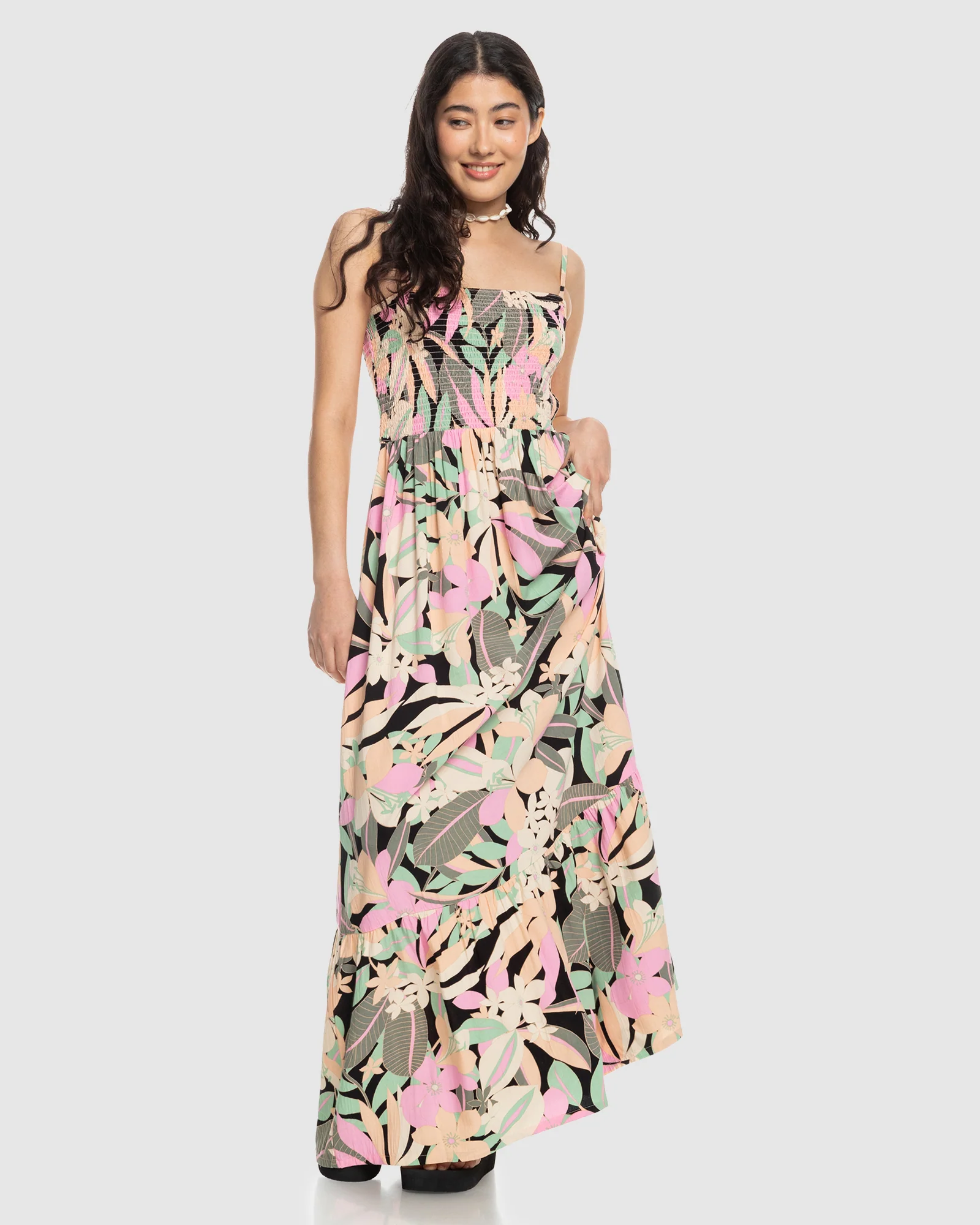 Womens Soft Memories Maxi Dress - Image 5