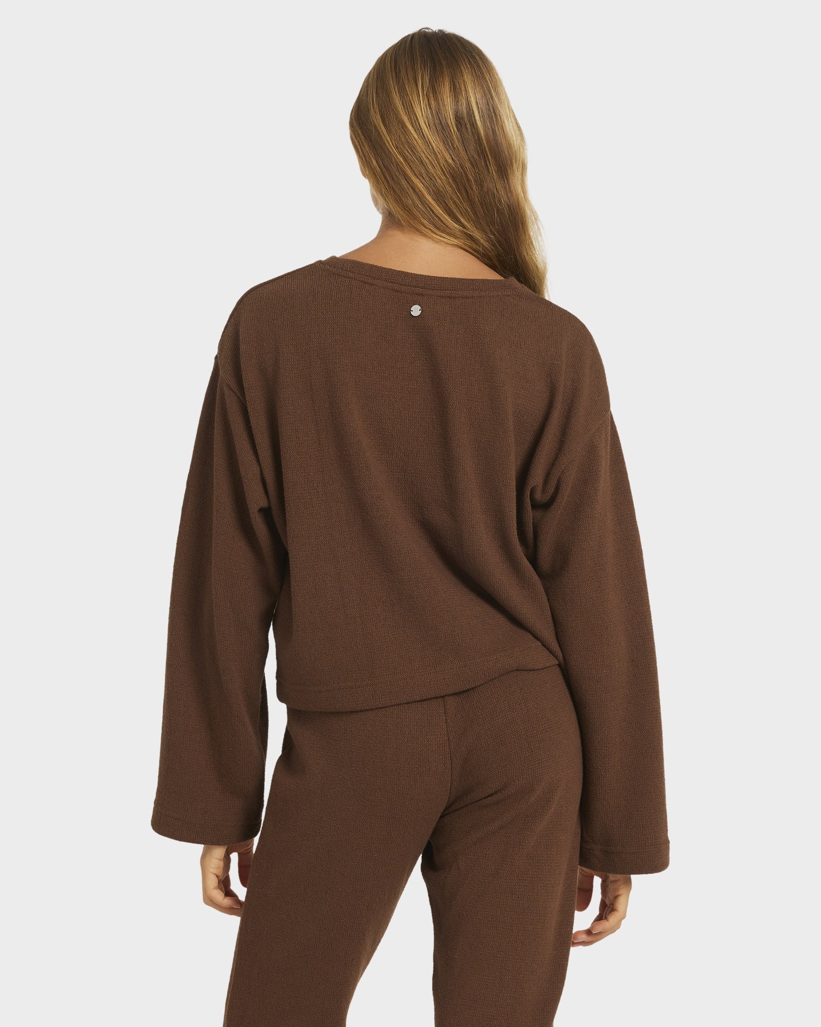 Womens Stay Cozy Long Sleeve Sweatshirt - Image 3