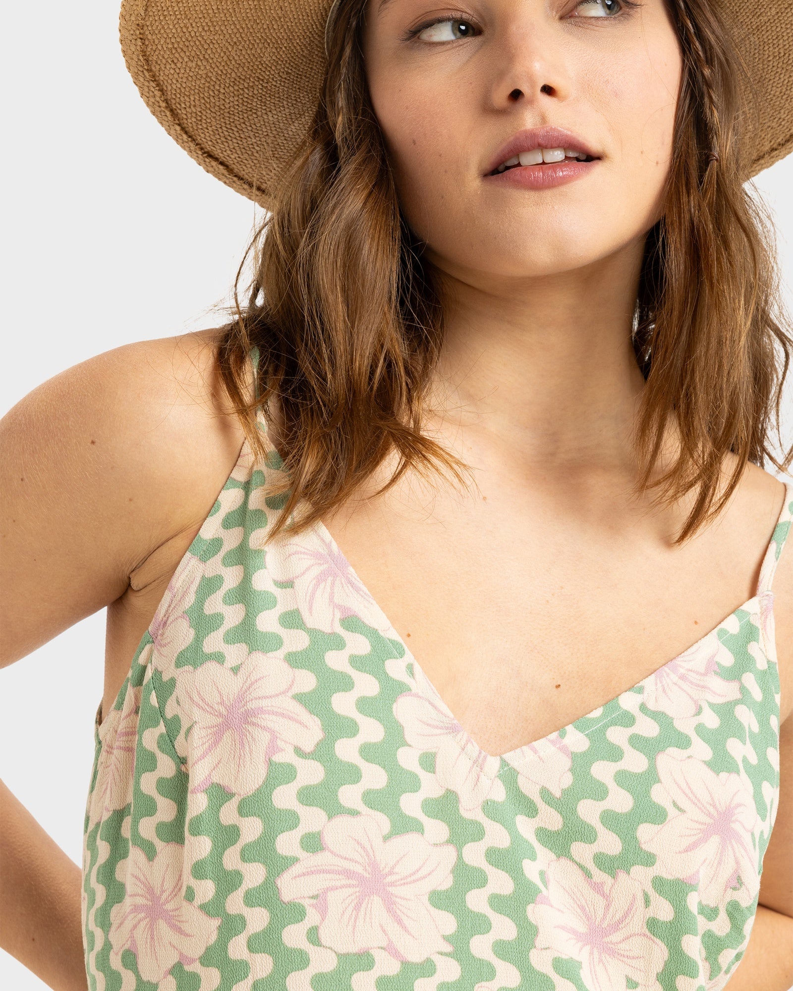 Womens Stay Sunny Slip Midi Dress - Image 5
