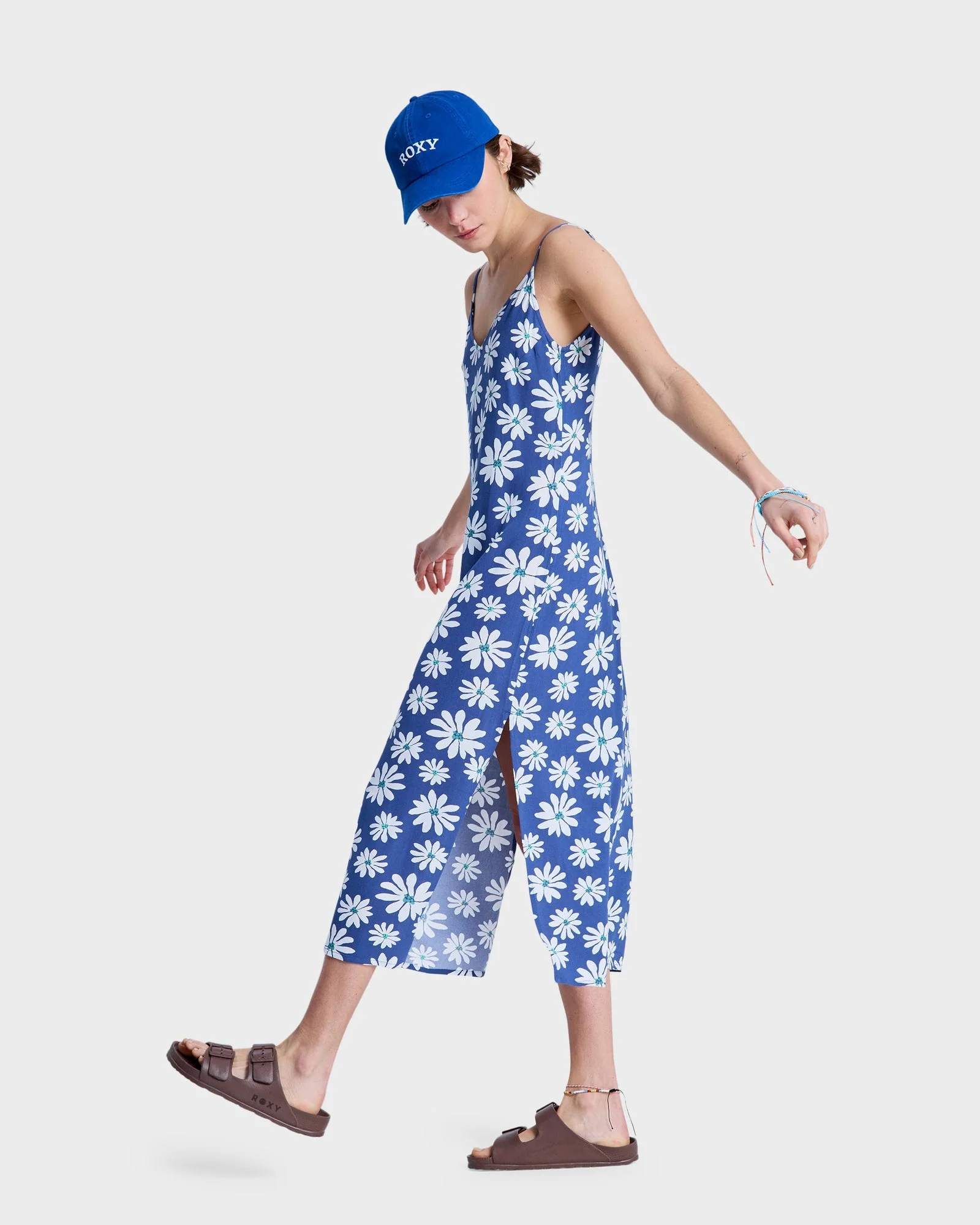 Womens Stay Sunny Slip Midi Dress - Image 3