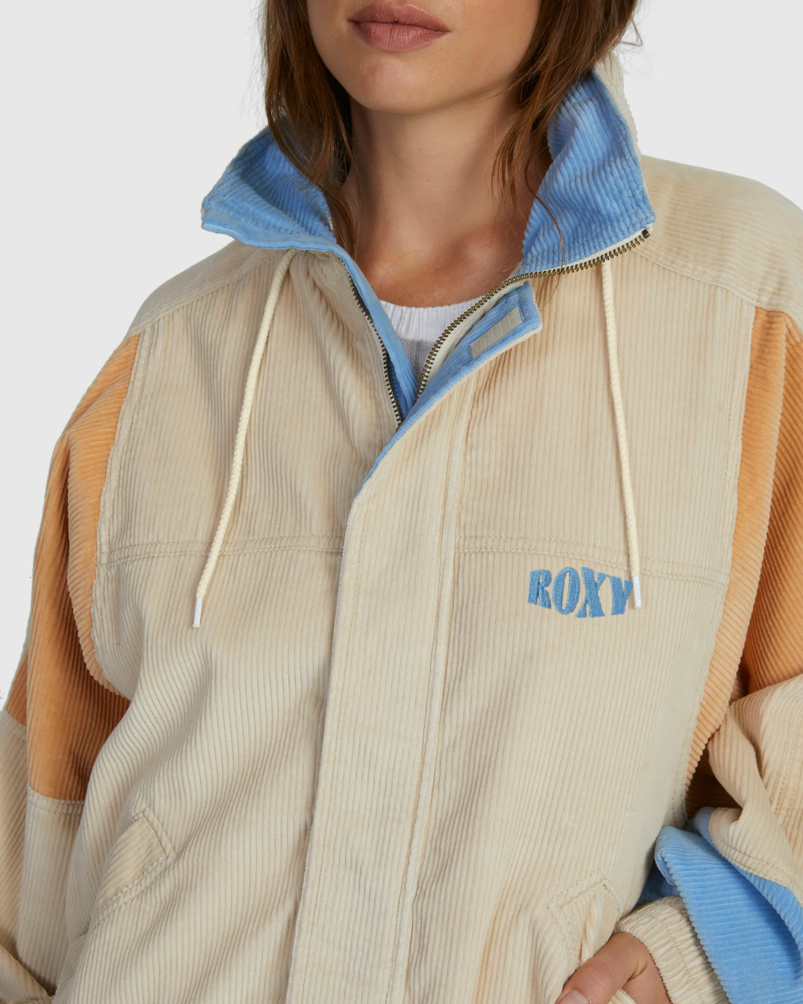 Womens Strike A Cord Pop Over Jacket - Image 4