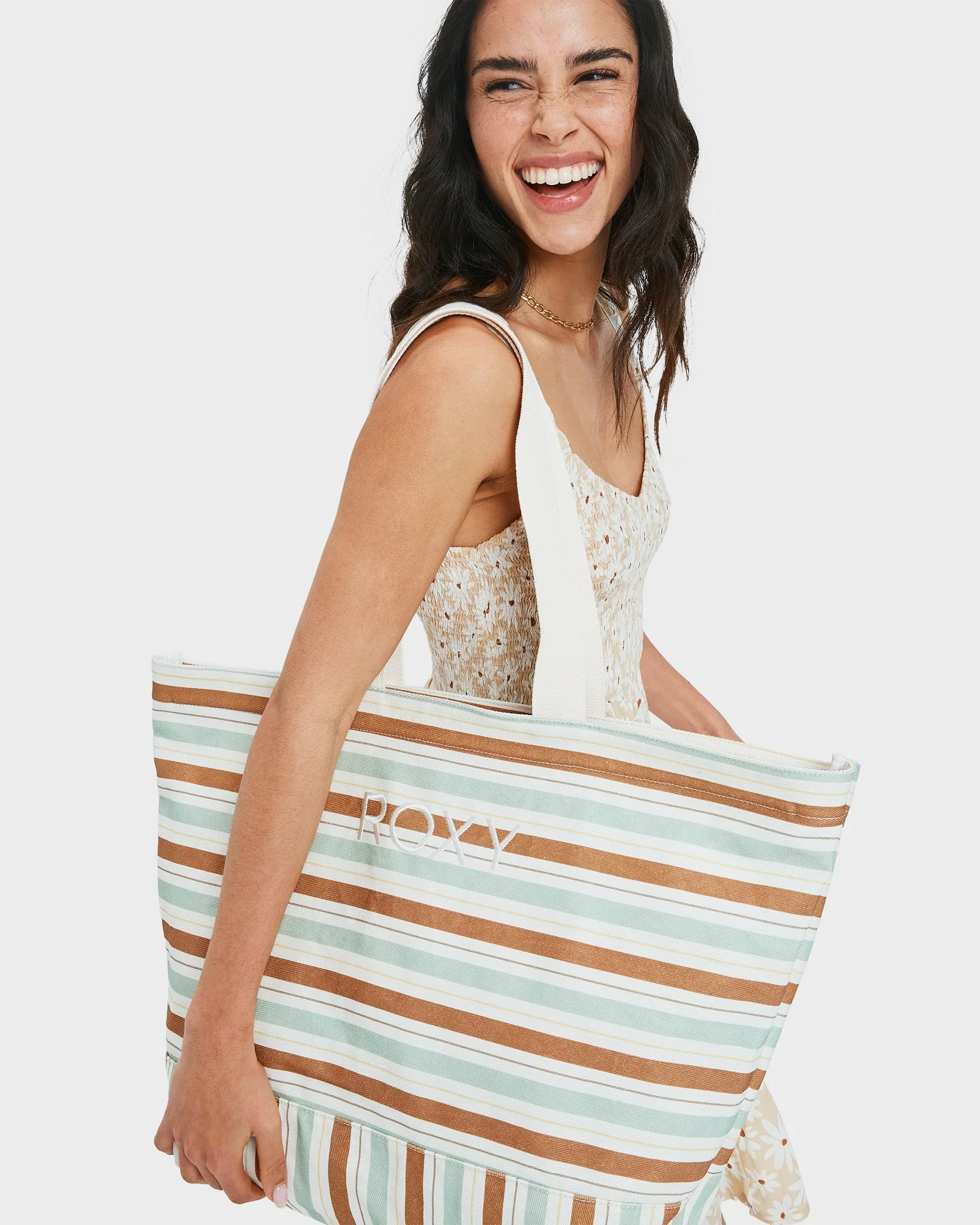 Stripy Beach Tote Bag - Image 5