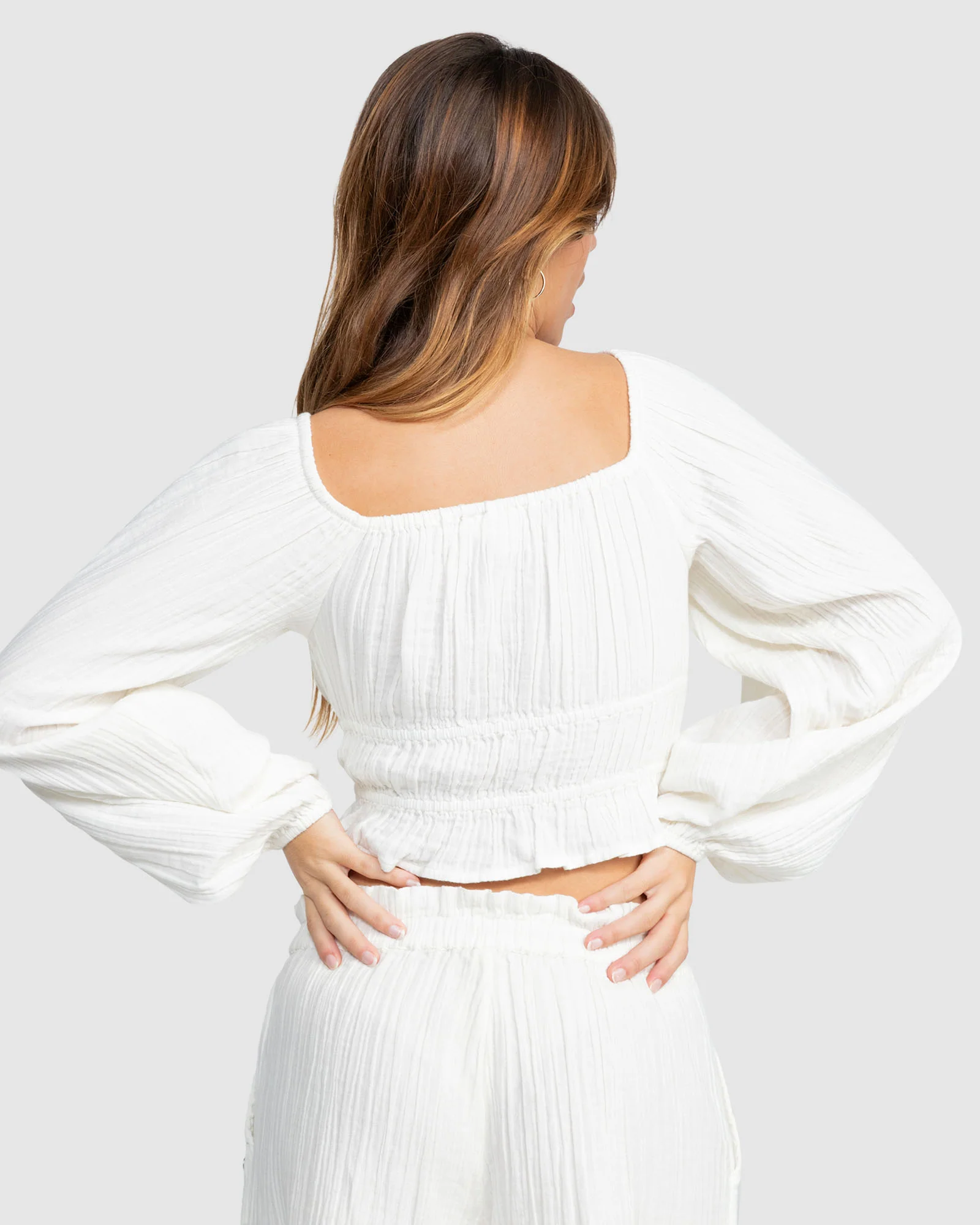 Womens Summer Sky Blouse - Image 3