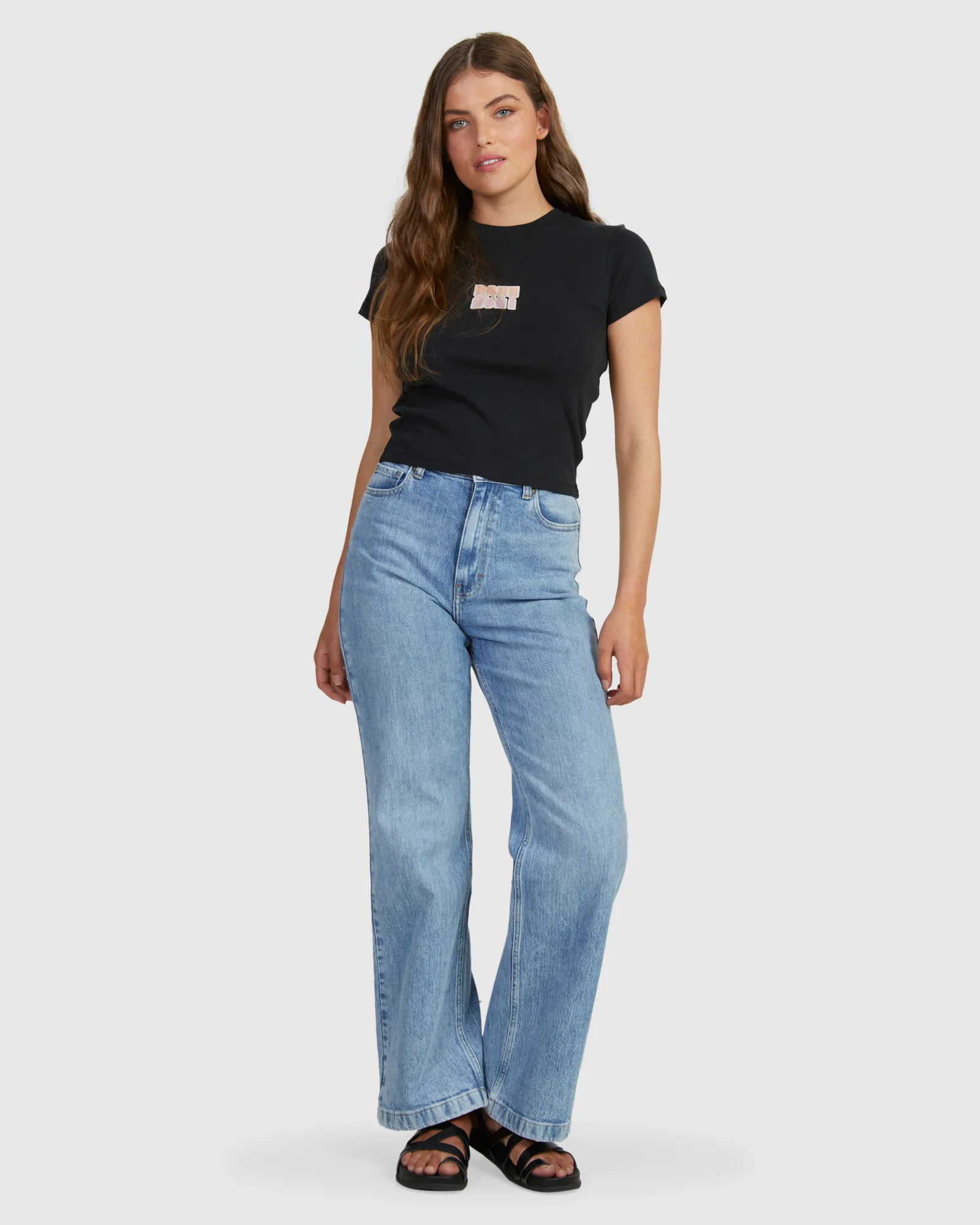 Womens Summertime Glow Baby Tee T-Shirt - Image 5