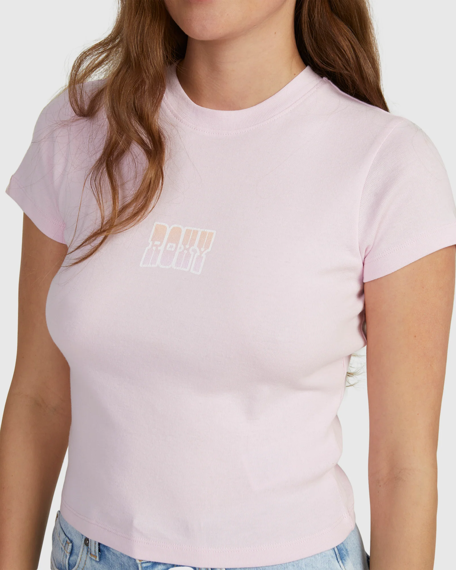 Womens Summertime Glow Baby Tee T-Shirt - Image 4