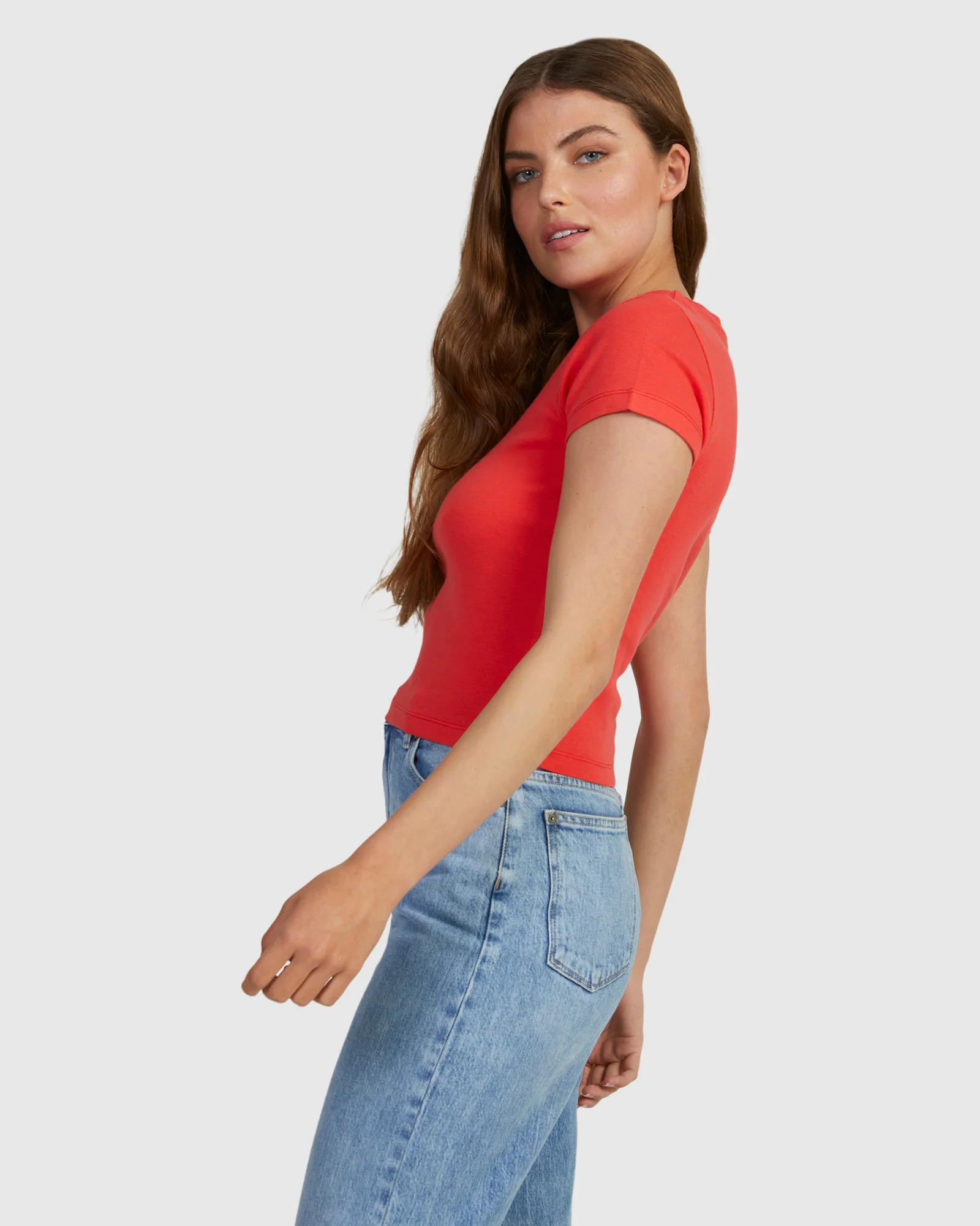 Womens Summertime Glow Baby Tee T-Shirt - Image 2