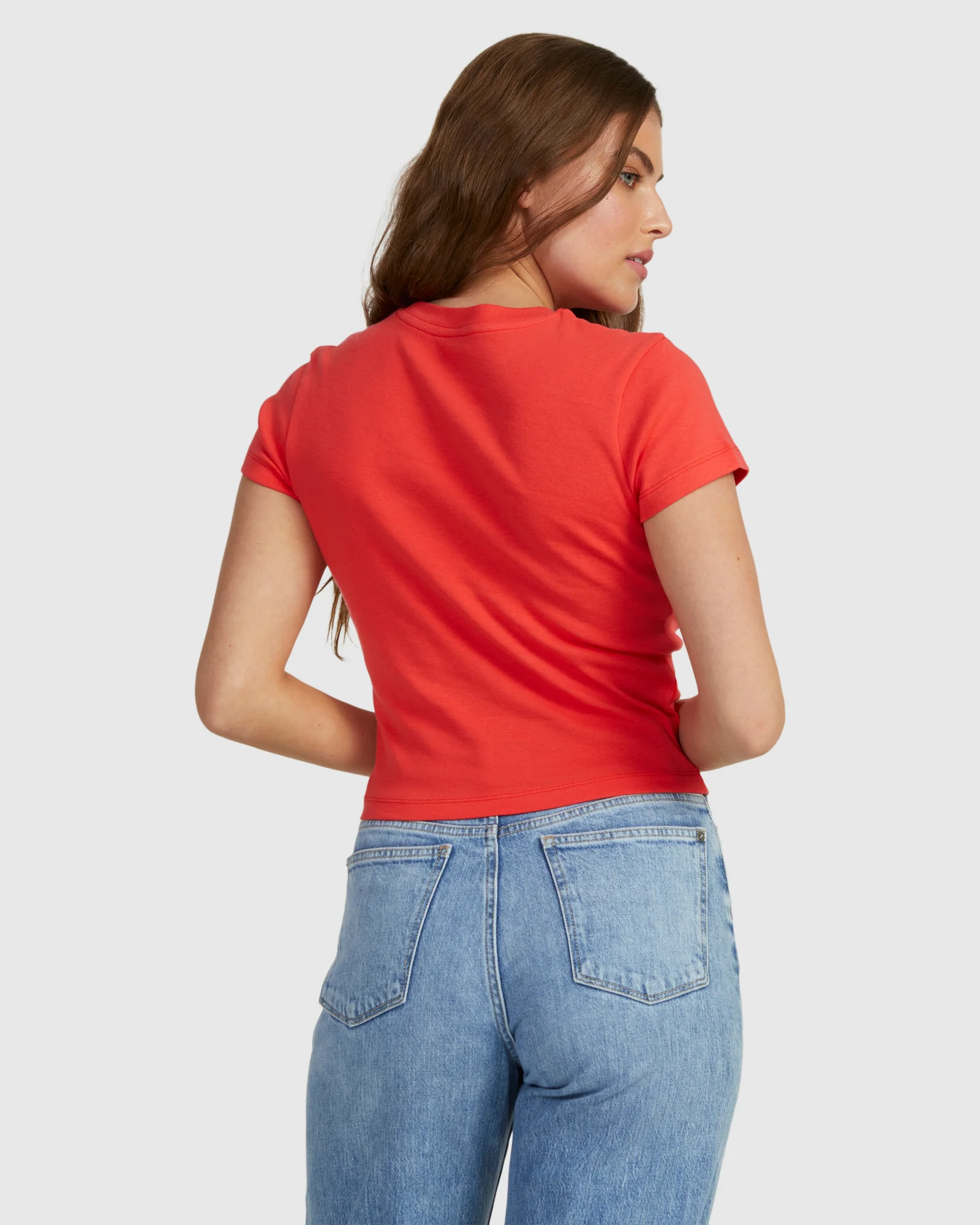 Womens Summertime Glow Baby Tee T-Shirt - Image 3