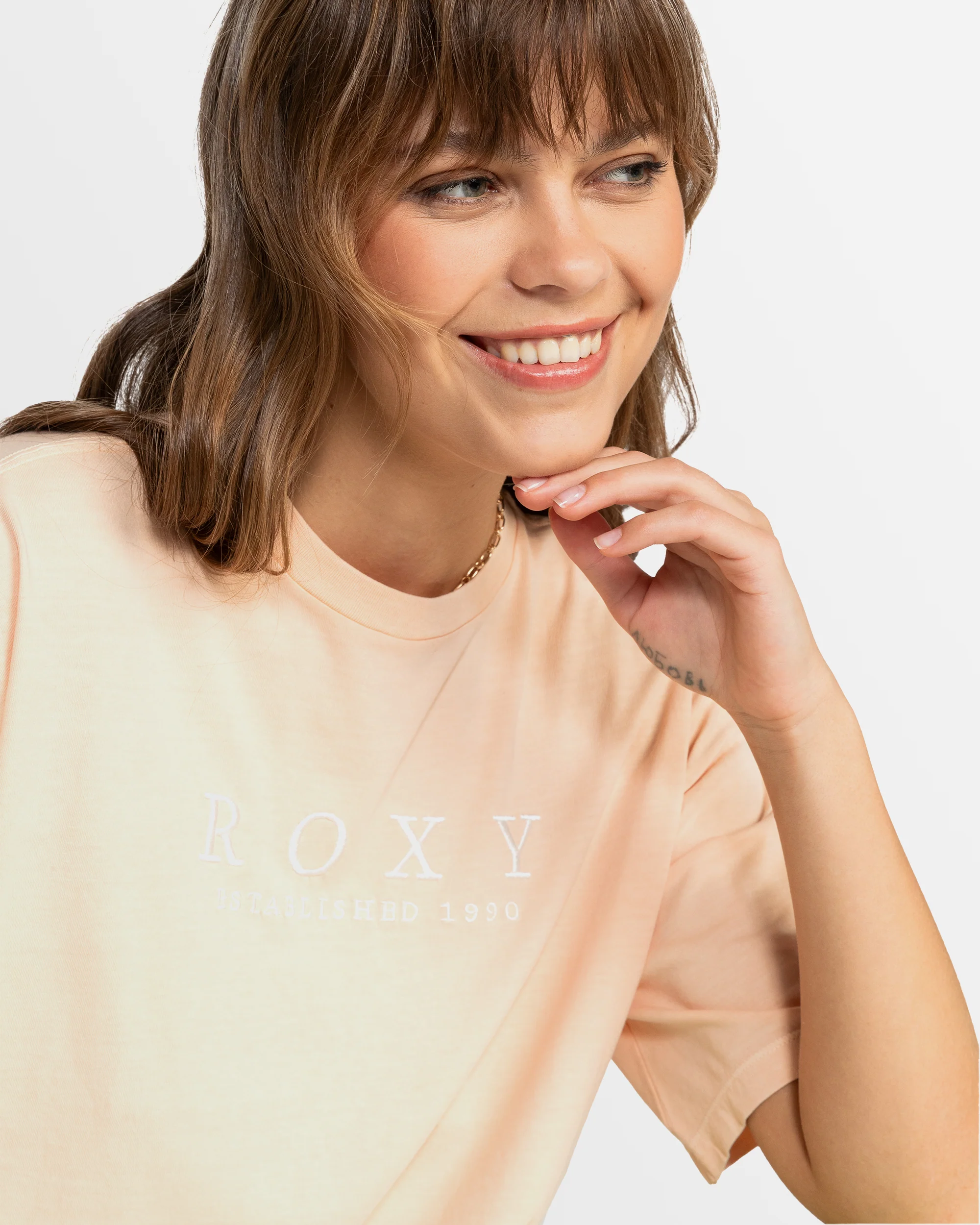 Womens Sun Over The Sand A Short Sleeve T-Shirt - Image 4