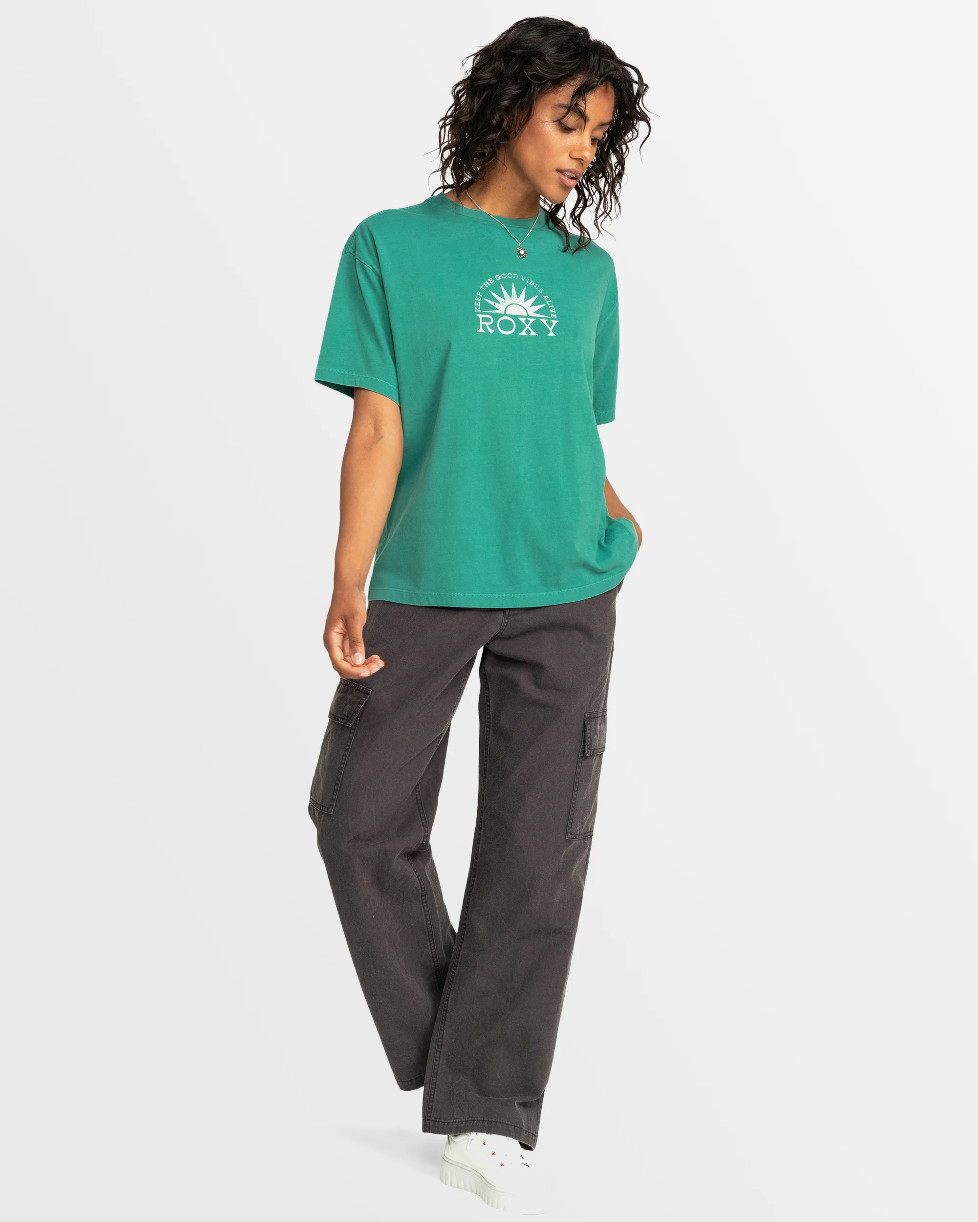 Womens Sun Over The Sand B Short Sleeve T-Shirt - Image 5